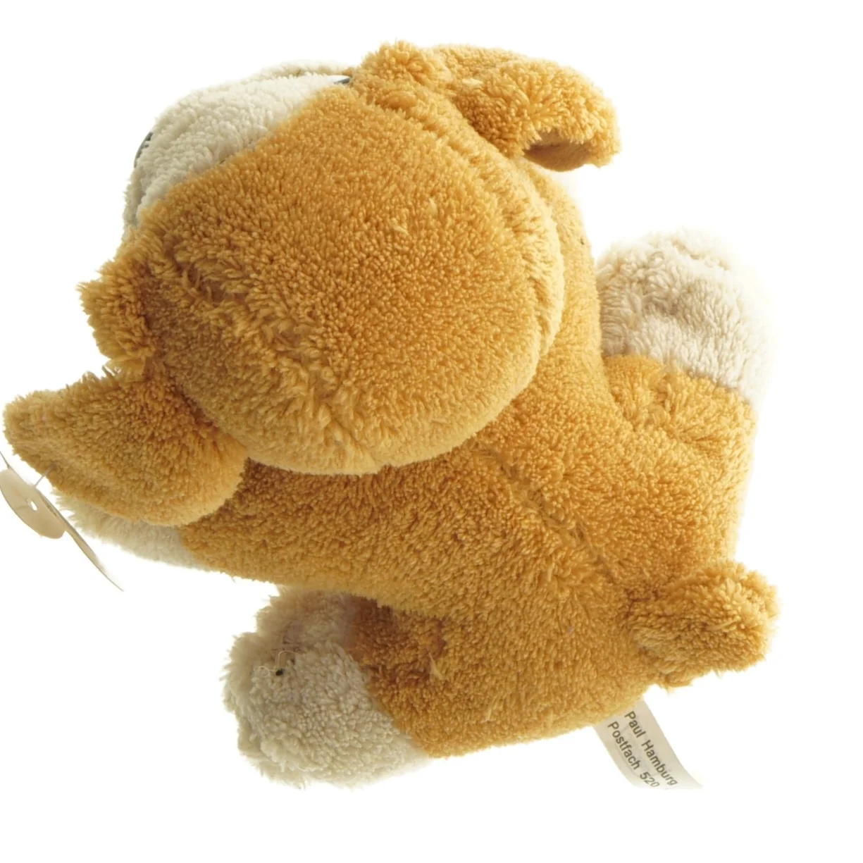 Bamse legetøj hund med hjerte fra Paul Hamburg (str. 13 cm)