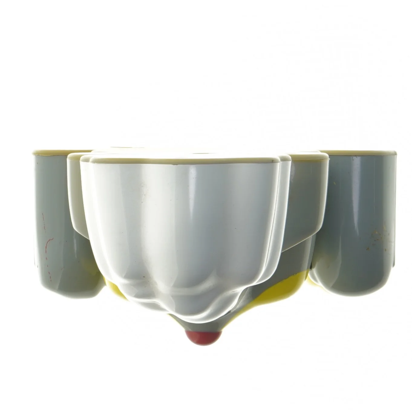 Børne væg-ur formet som mus fra Guldbageren (str. 30x14 cm)