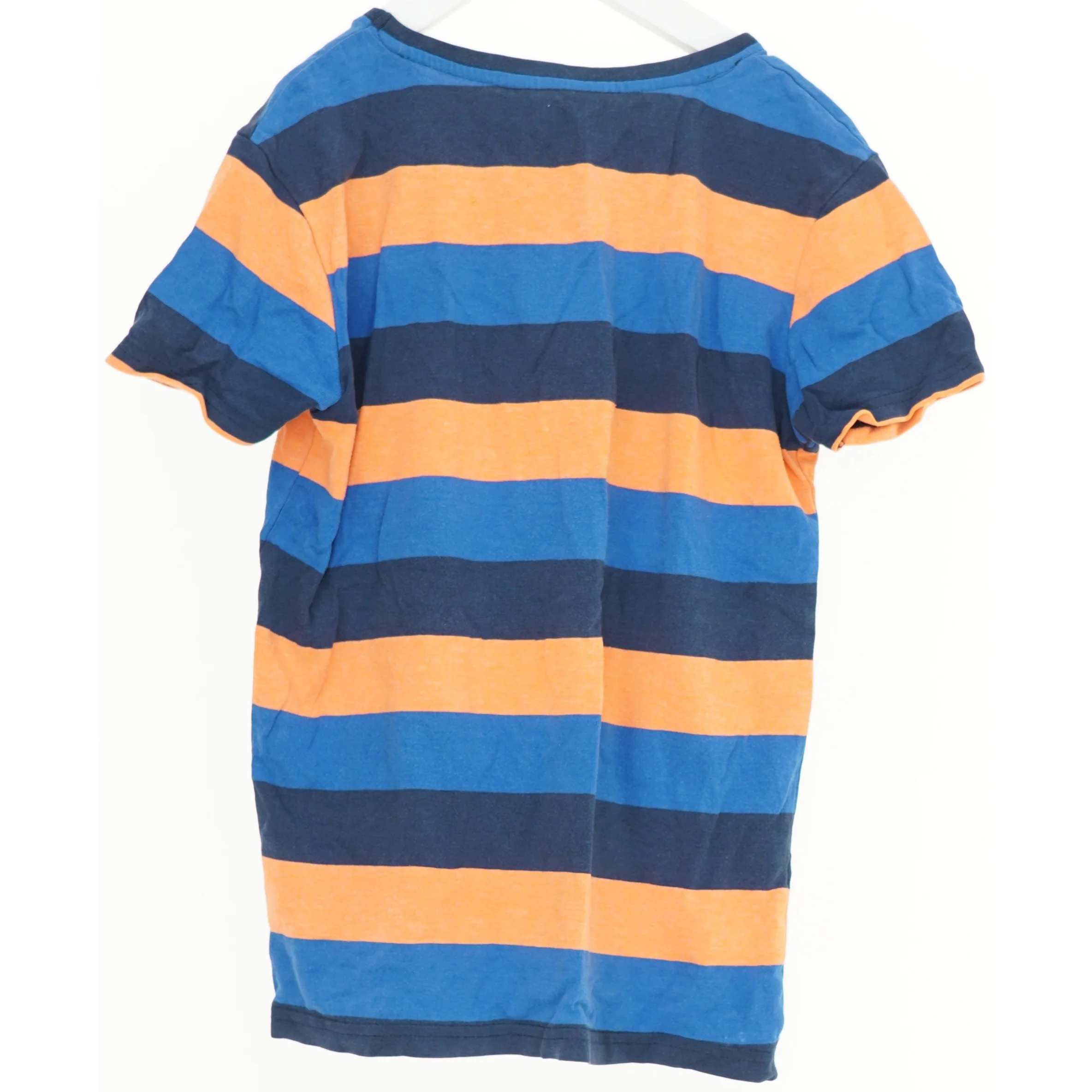 Stribet T-shirt med print fra Mads & Mette (str. 140)