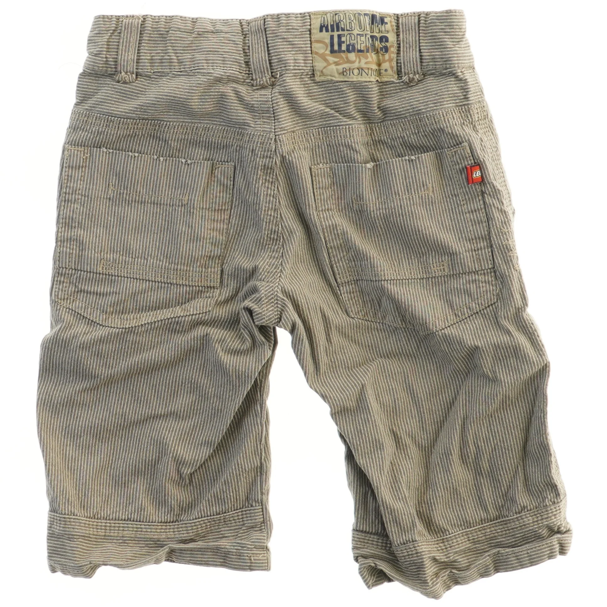 Stribede bermudashorts fra Lego (str. 104)