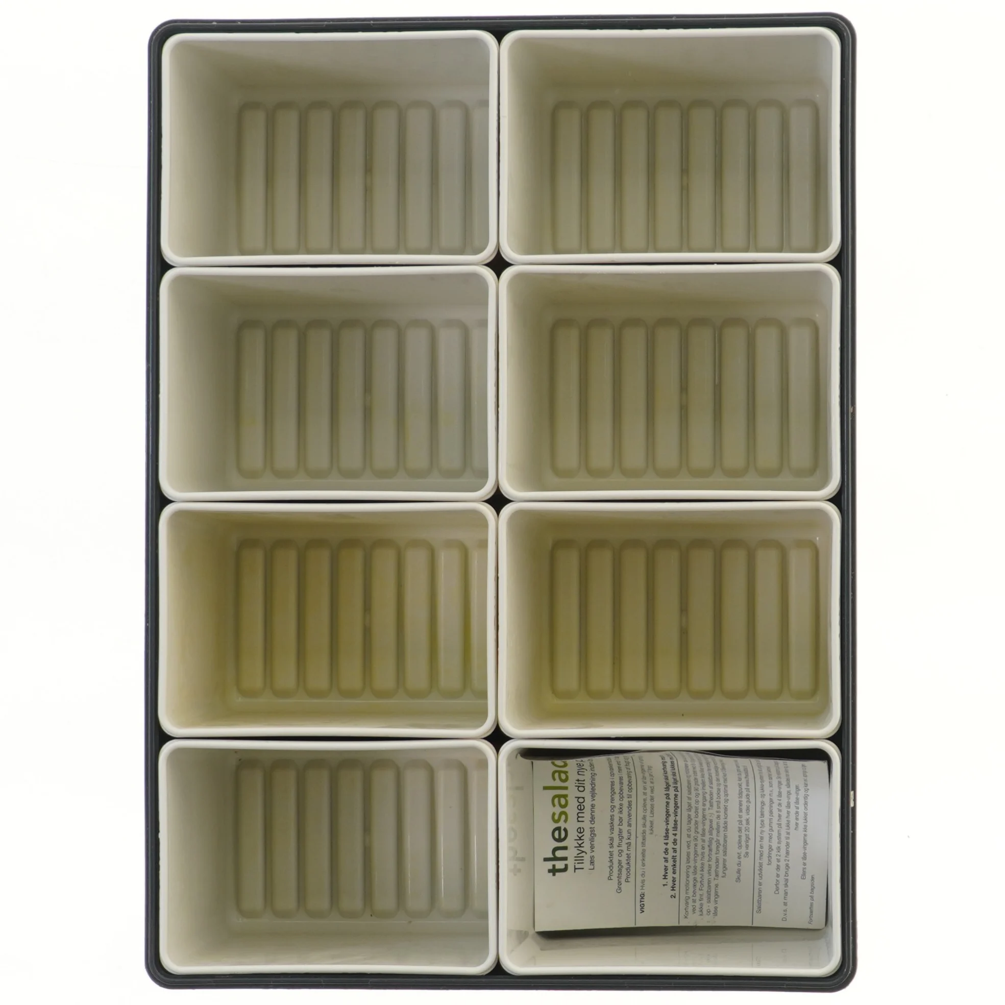 Plantespirer-bakker med låg fra The Salad Bar (str. 36x26x11 cm)