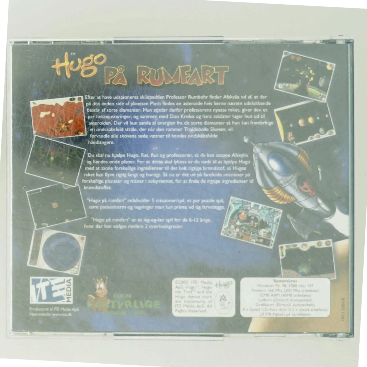 Hugo på Rumfart PC-spil fra ITE Media