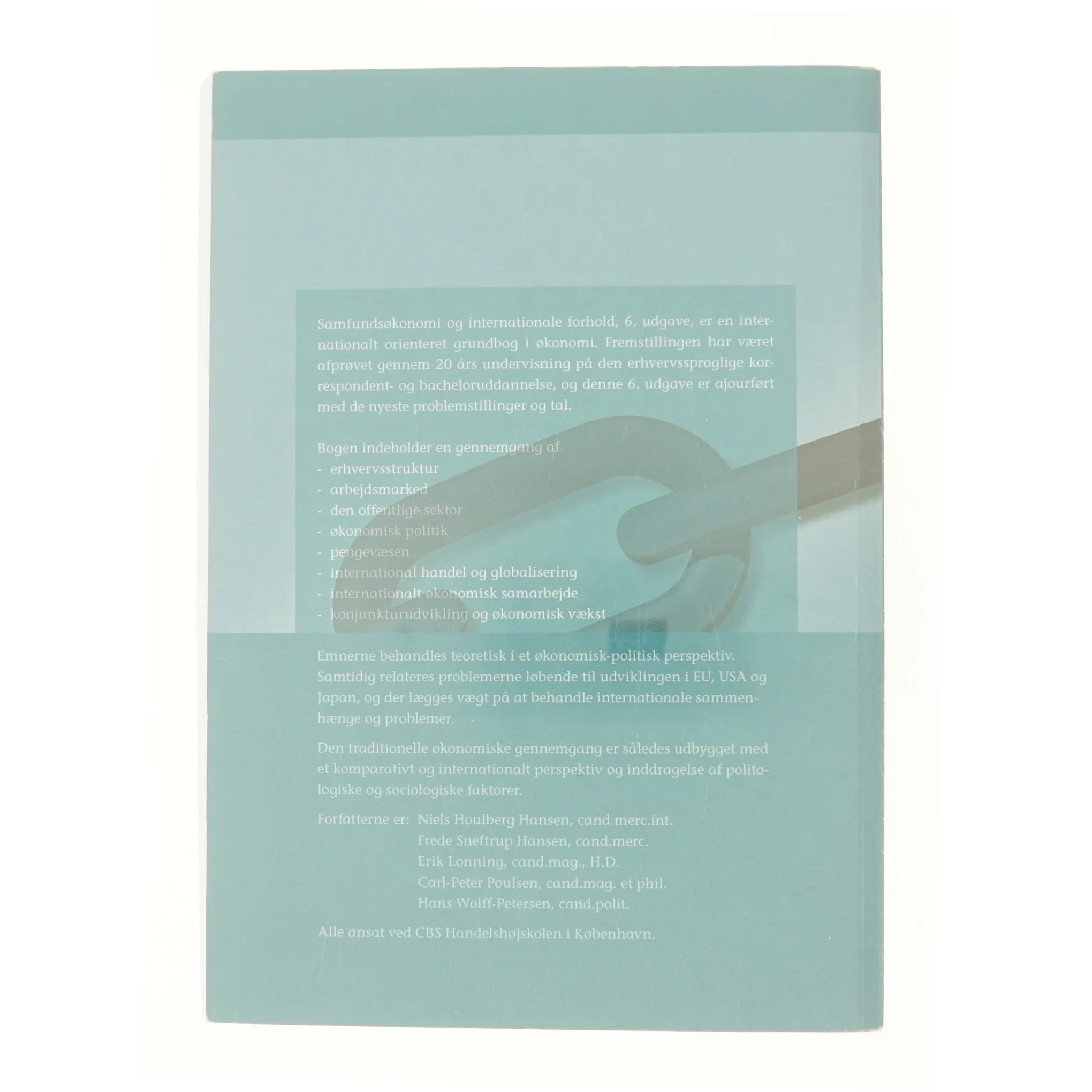 Samfundsøkonomi og internationale forhold 6. udgave (bog)