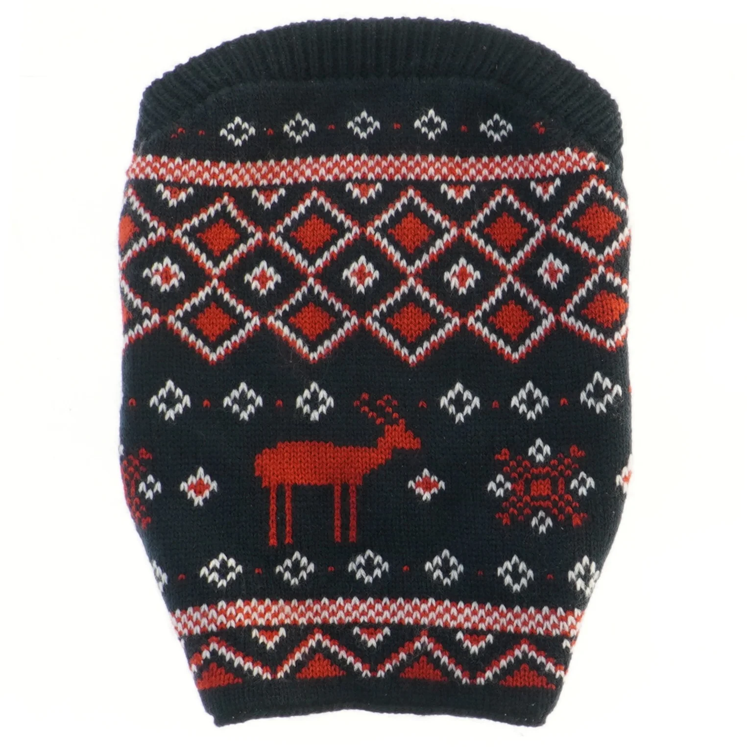 Hundetrøje med julemotiv (str. størrelse s, ø 23 cm)