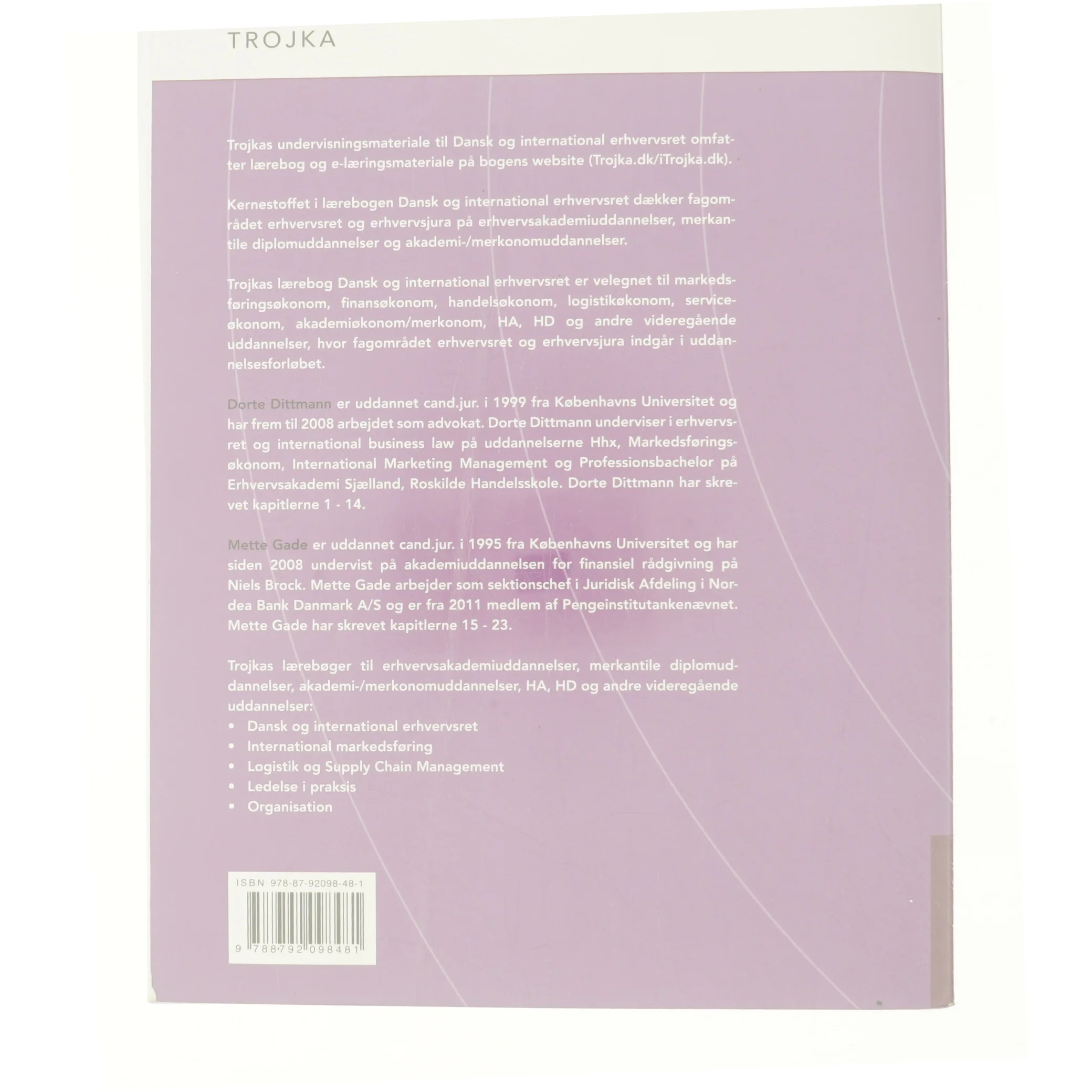 Dansk & international erhvervsret (bog)