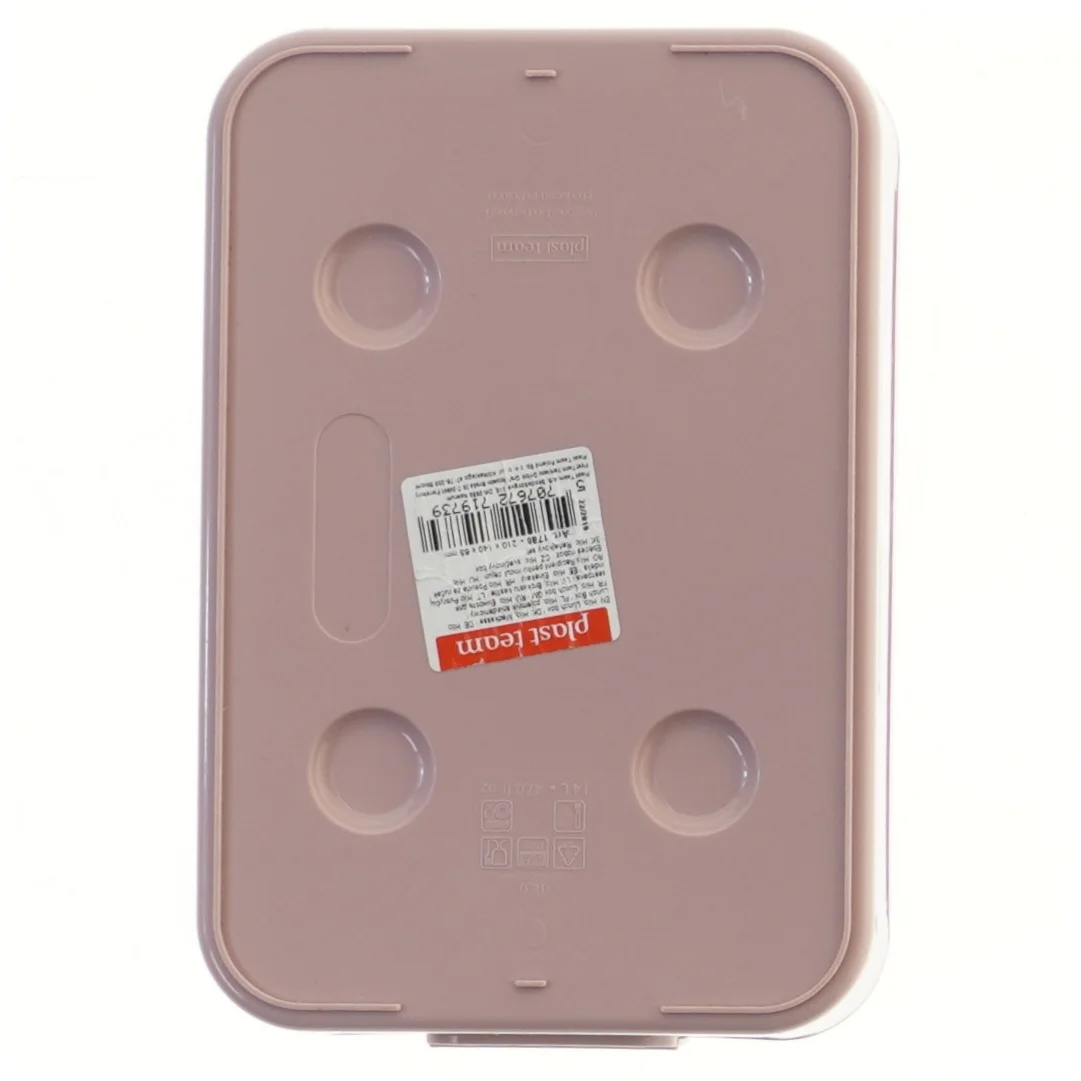 Frokostboks med låg fra Plast Team (str. 20x14 cm)