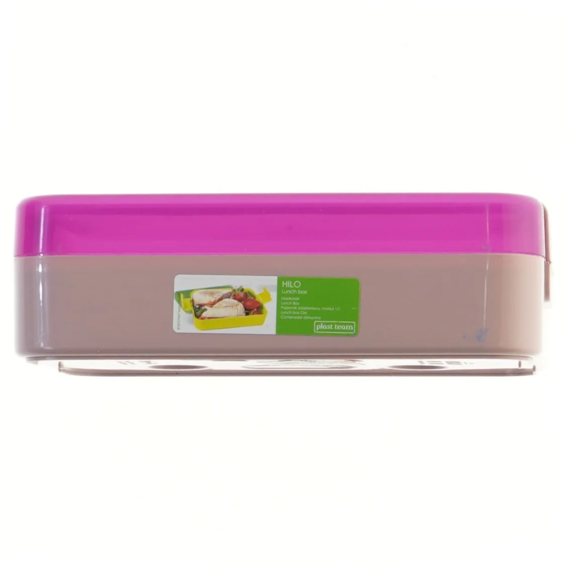 Frokostboks med låg fra Plast Team (str. 20x14 cm)