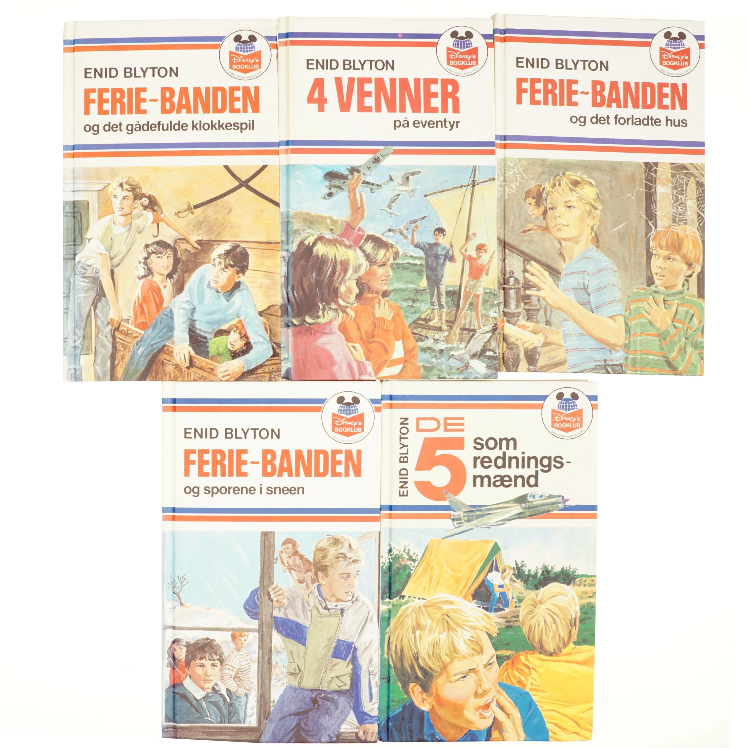 5 bøger: FERIEBANDEN OG DE FEM AF ENID BLYTON