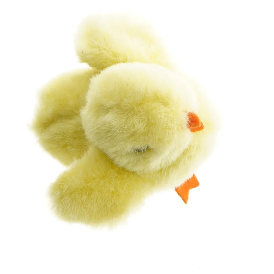 Gul påskekylling af plys fra Hostazym (str. 10 cm)