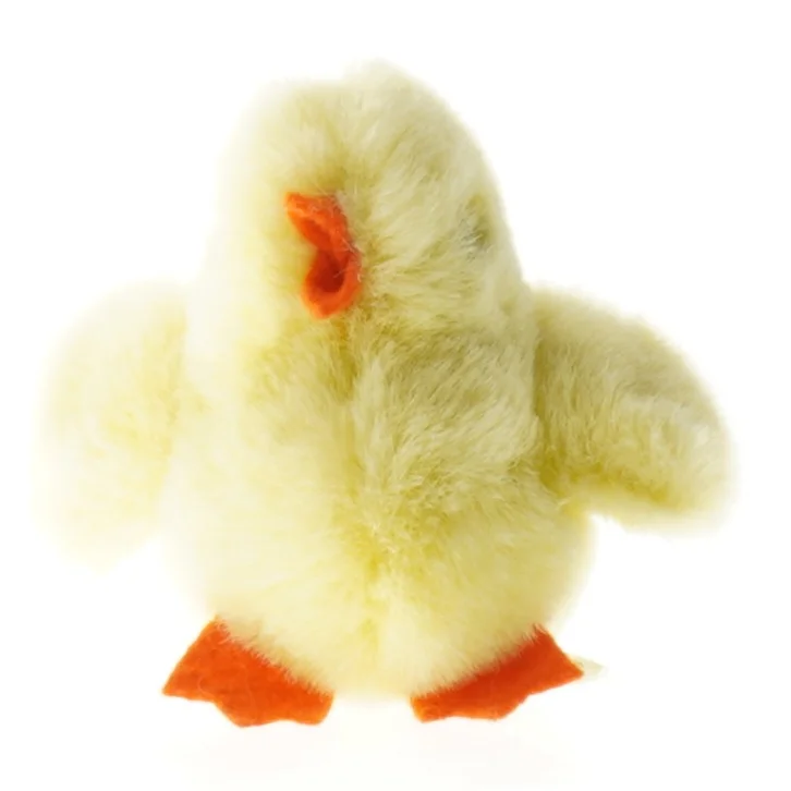 Gul påskekylling af plys fra Hostazym (str. 10 cm)