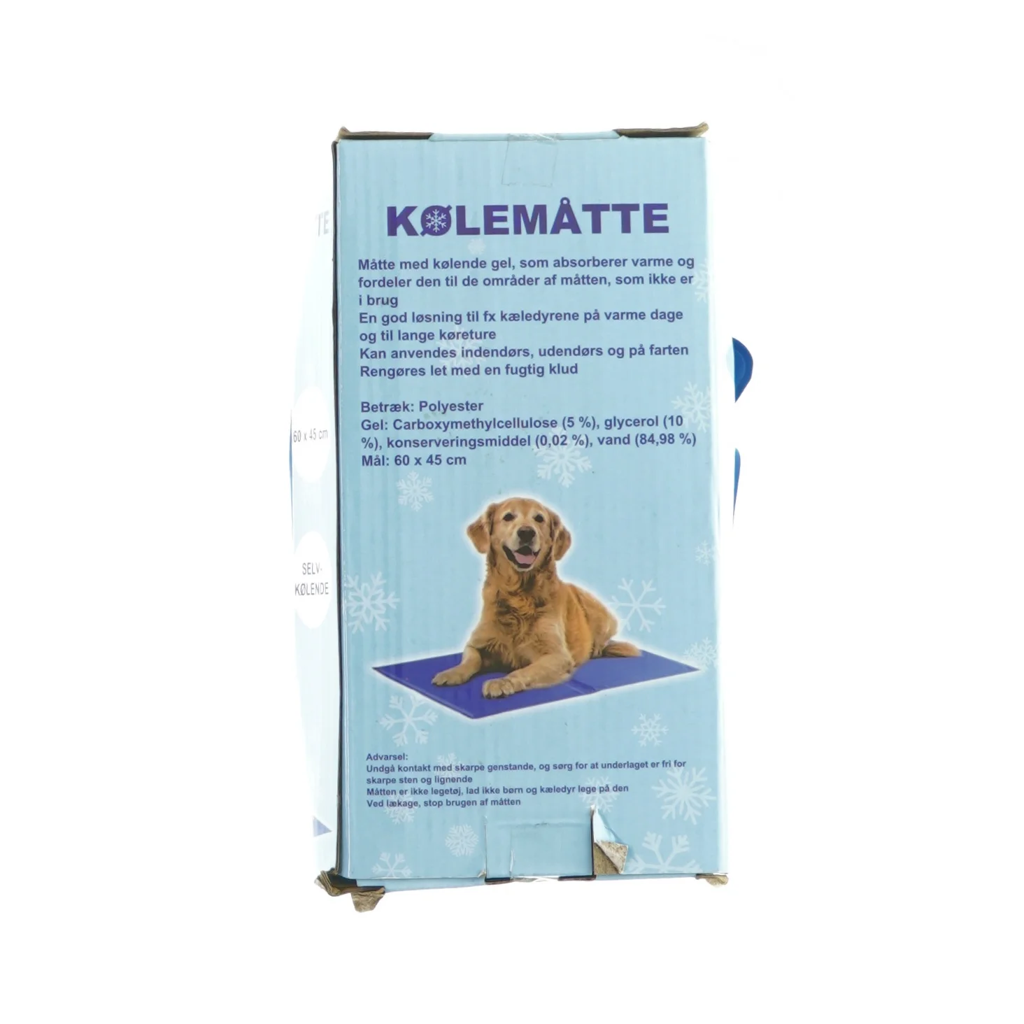 Kølemåtte til husdyr