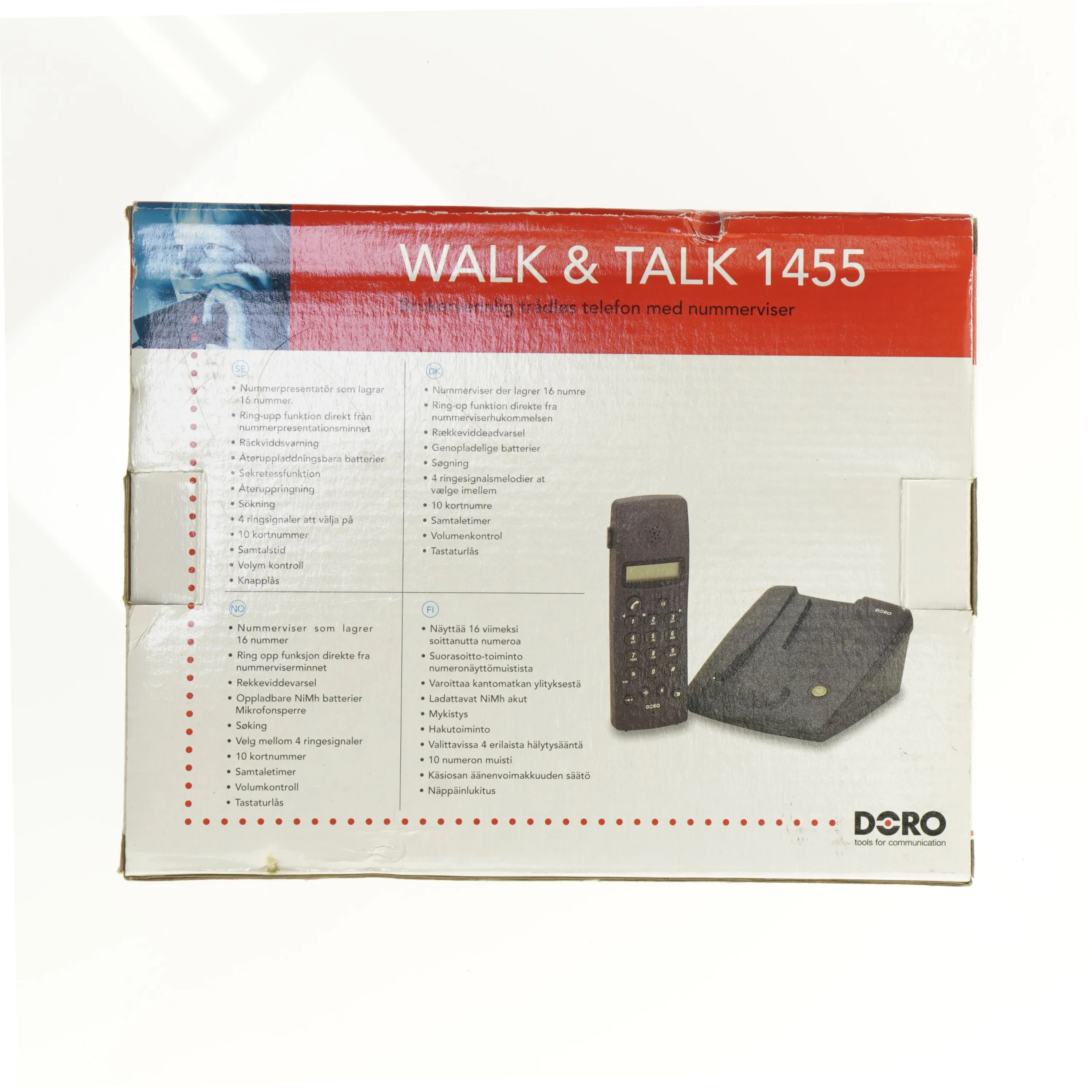 Trådløs telefon fra Doro (str. 25 x 20 cm)