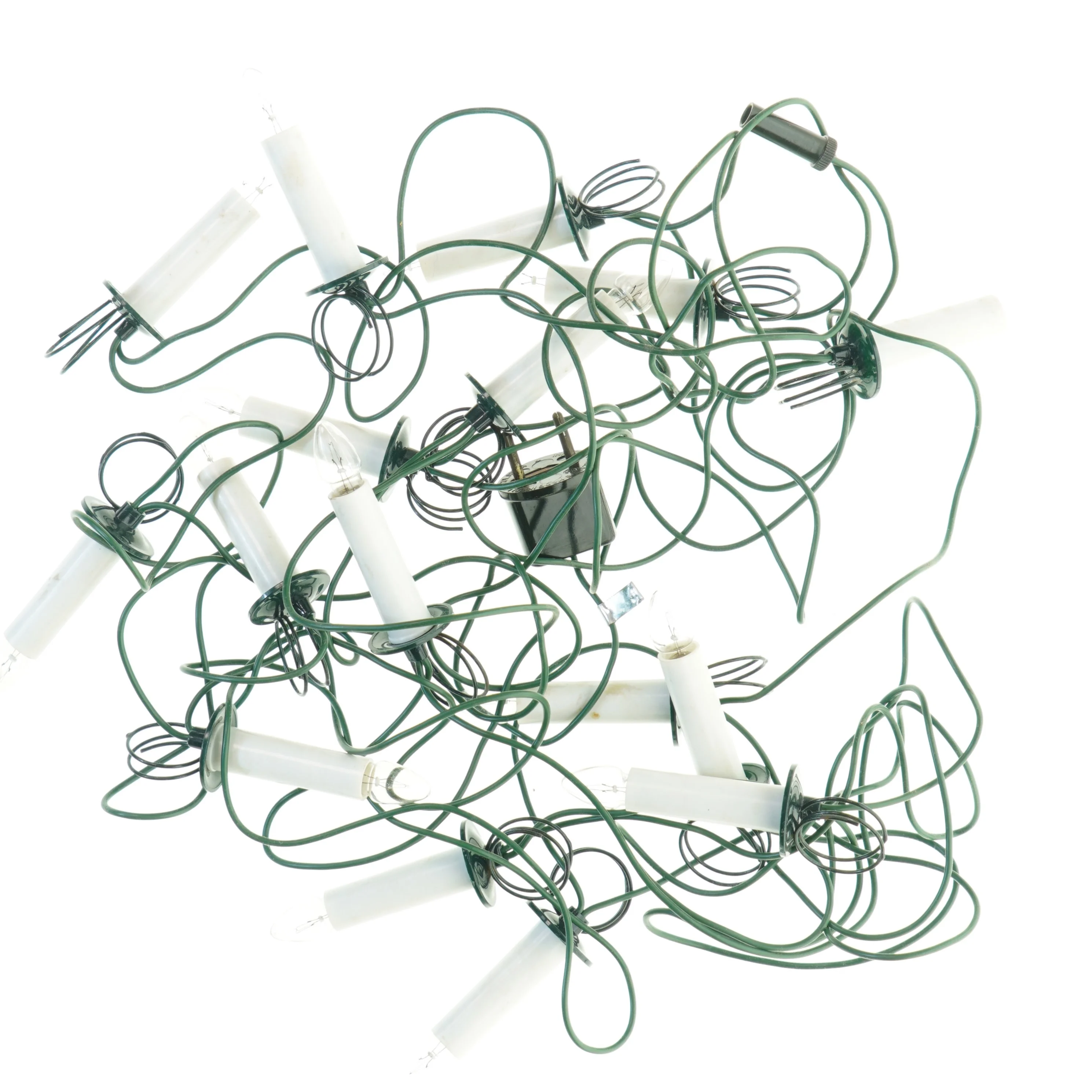 Vintage julelys og original æske fra Philips (str. 210-240V )