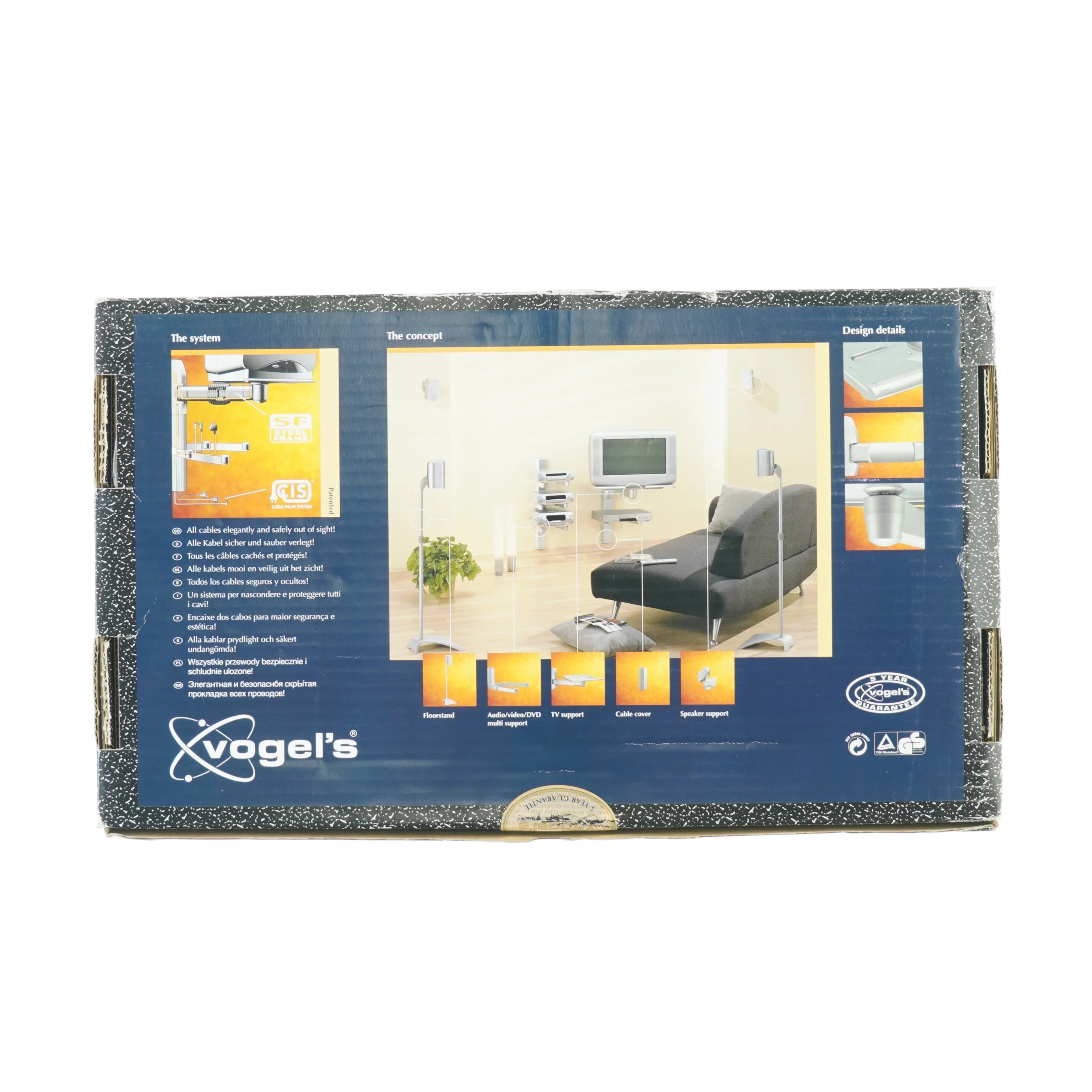 Svingarm til montering på væg til computerskærm eller tv fra Vogel`s (str. 44 x 27)