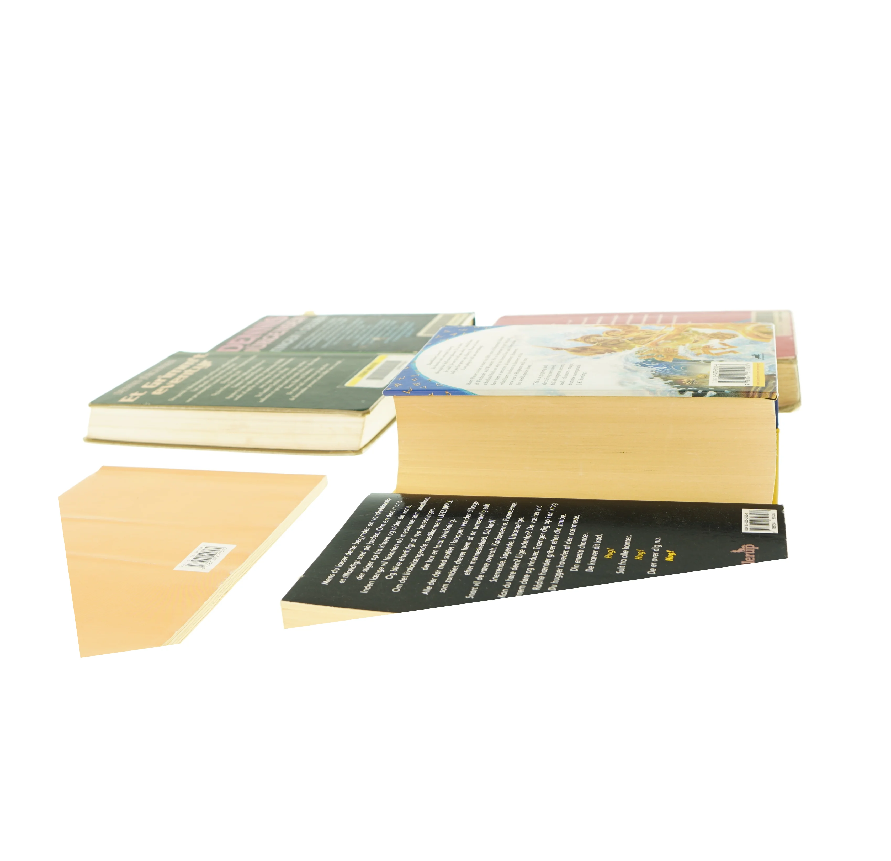 Blandede ungdomsbøger på dansk og på engelsk