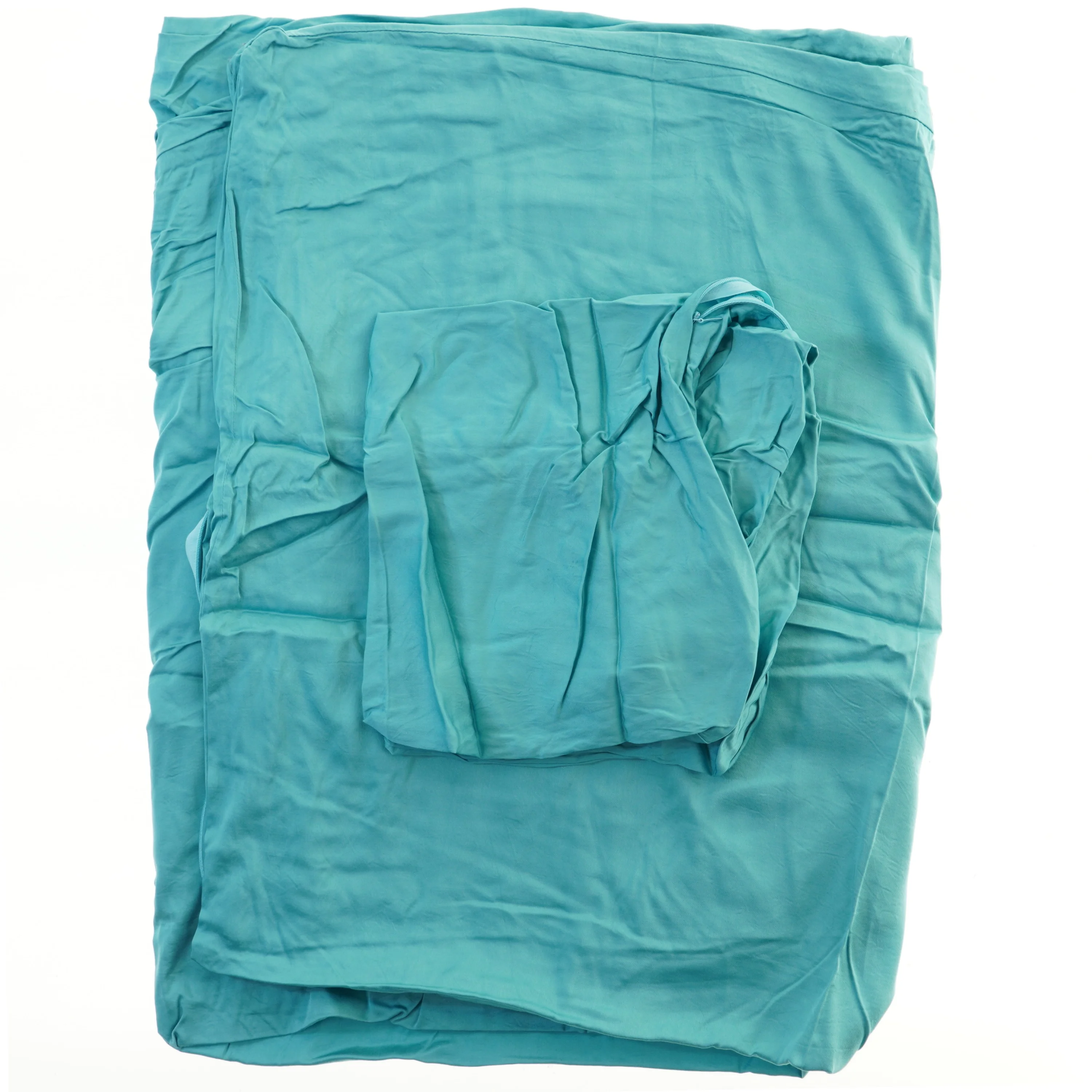 Sæt sengetøj i grøn (str. 58x60 og 190x120 cm)