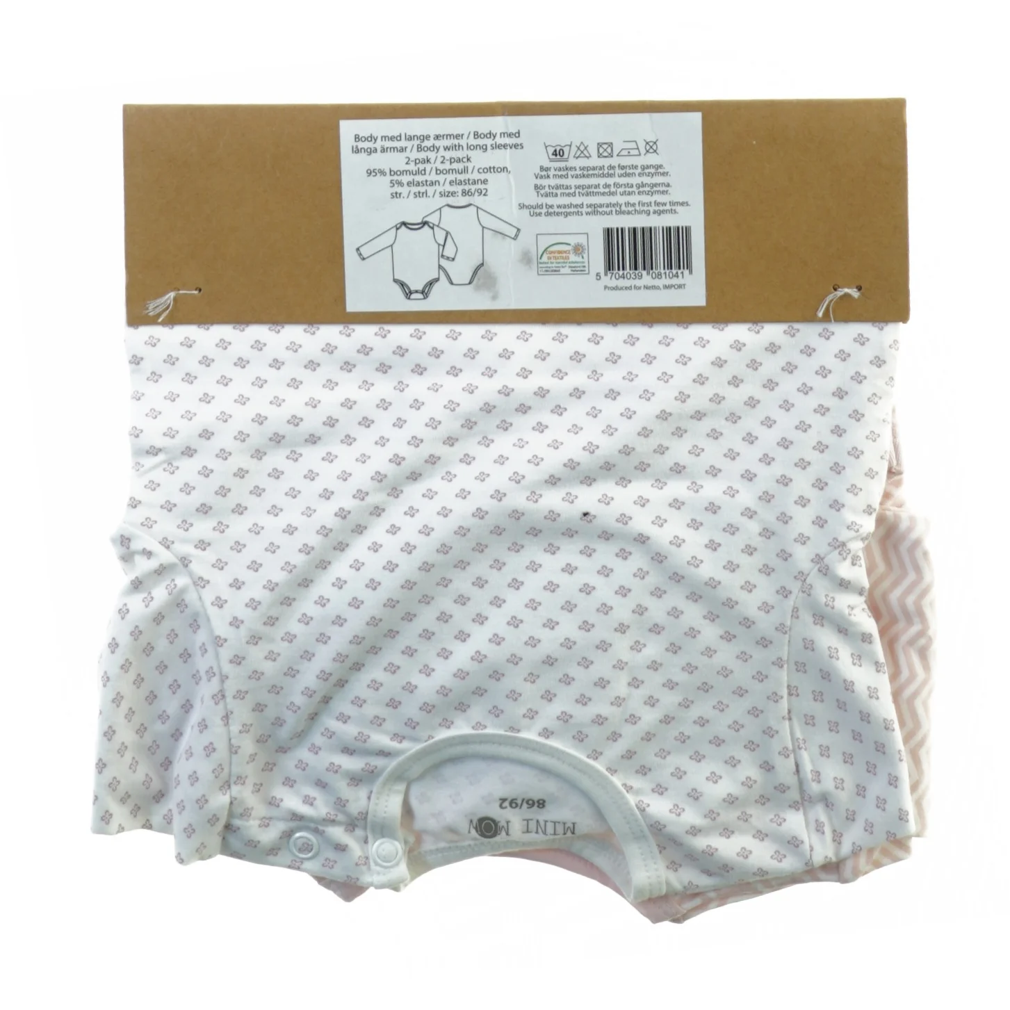 2 pak body med lange ærmer fra Mini Mow (str. 86)