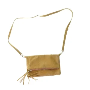 Taske i læder (str. 17 x 26 cm)