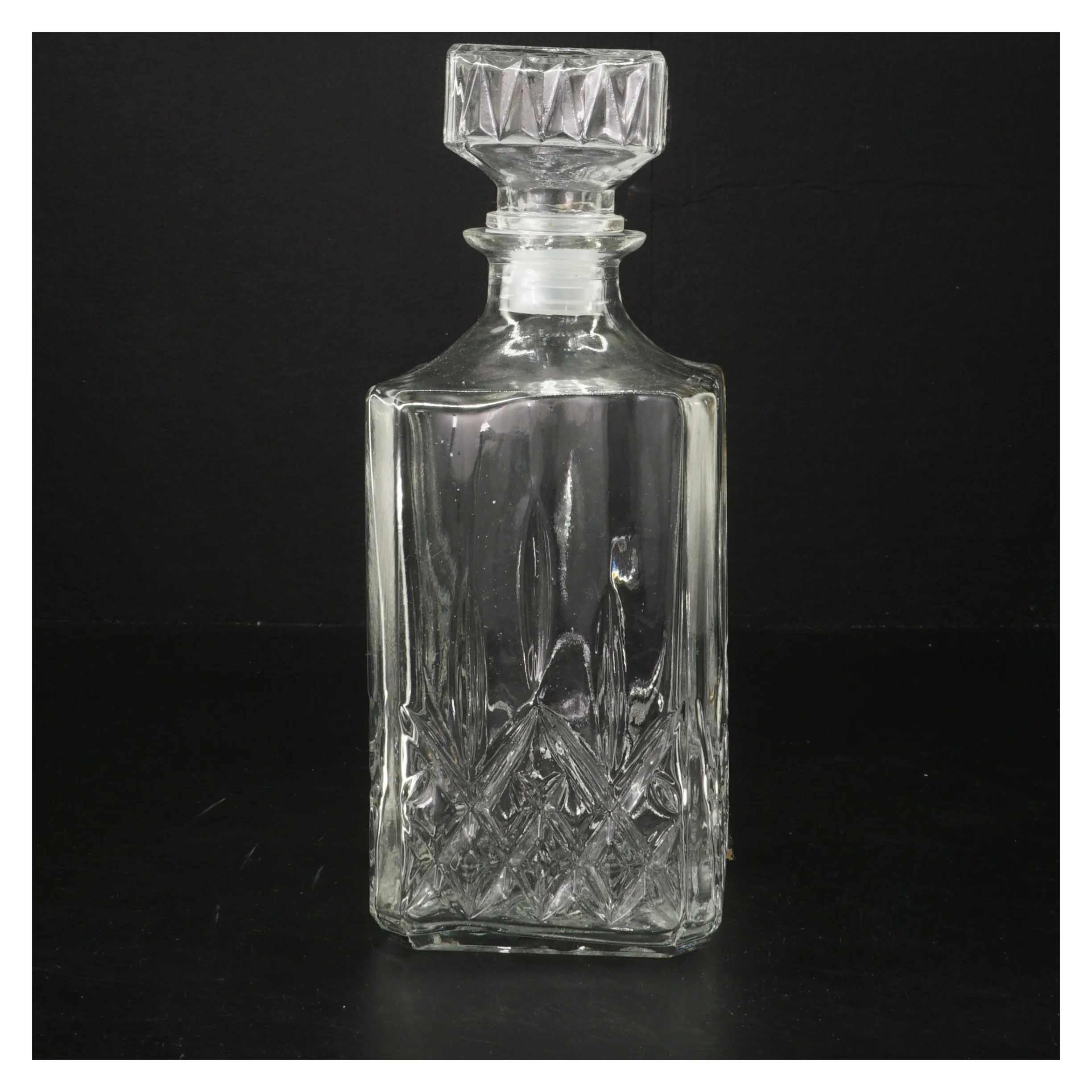 Glas karaffel med aftagelig prop (str. 24 cm)