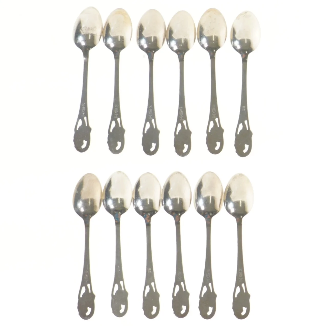 Sæt med 12 skeer, 12 cm (str. 12 styk, 12 cm)