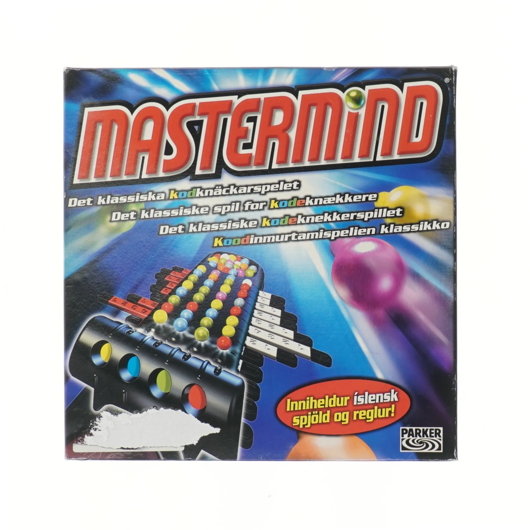 Mastermind br&aelig;tspil fra Parker (str. 27x27 cm)