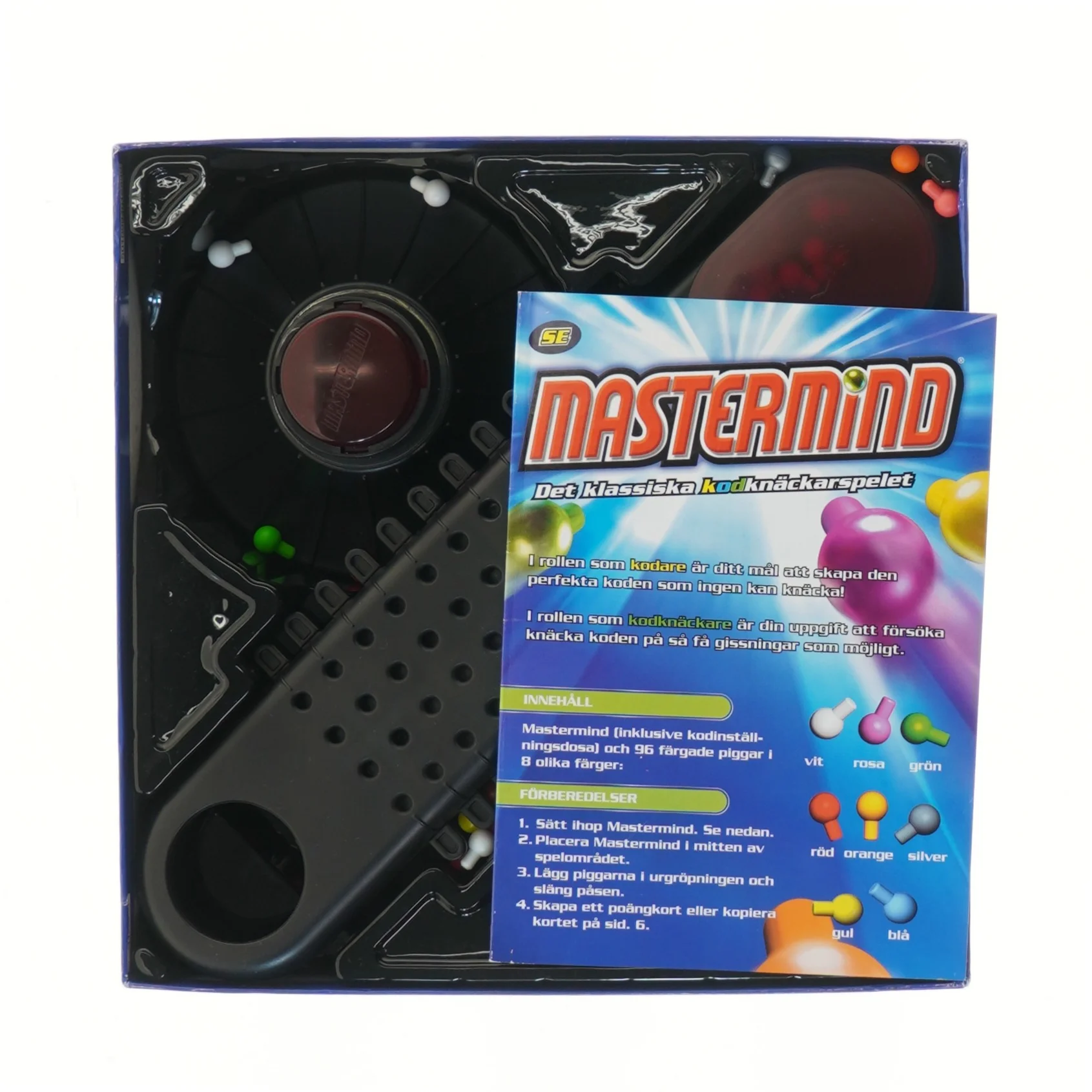 Mastermind brætspil fra Parker (str. 27x27 cm)