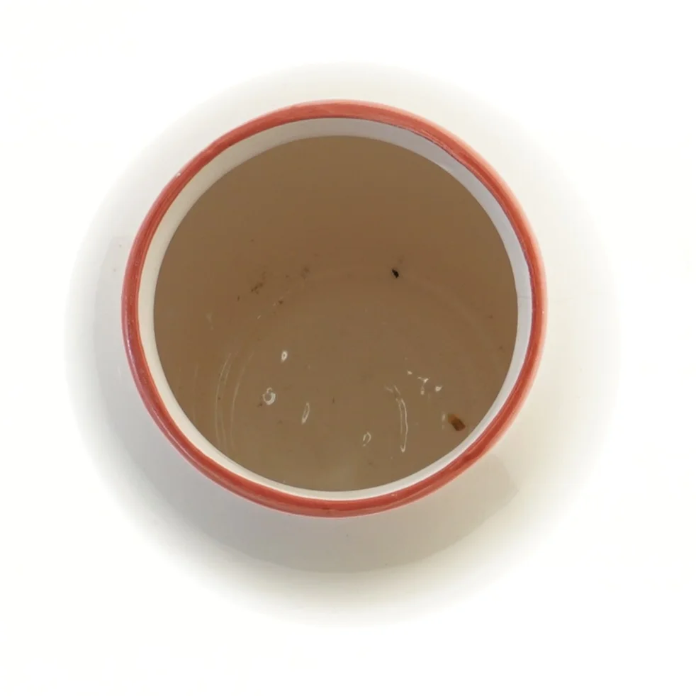 Dekorativ vase med blomstermotiv (str. 23 cm)