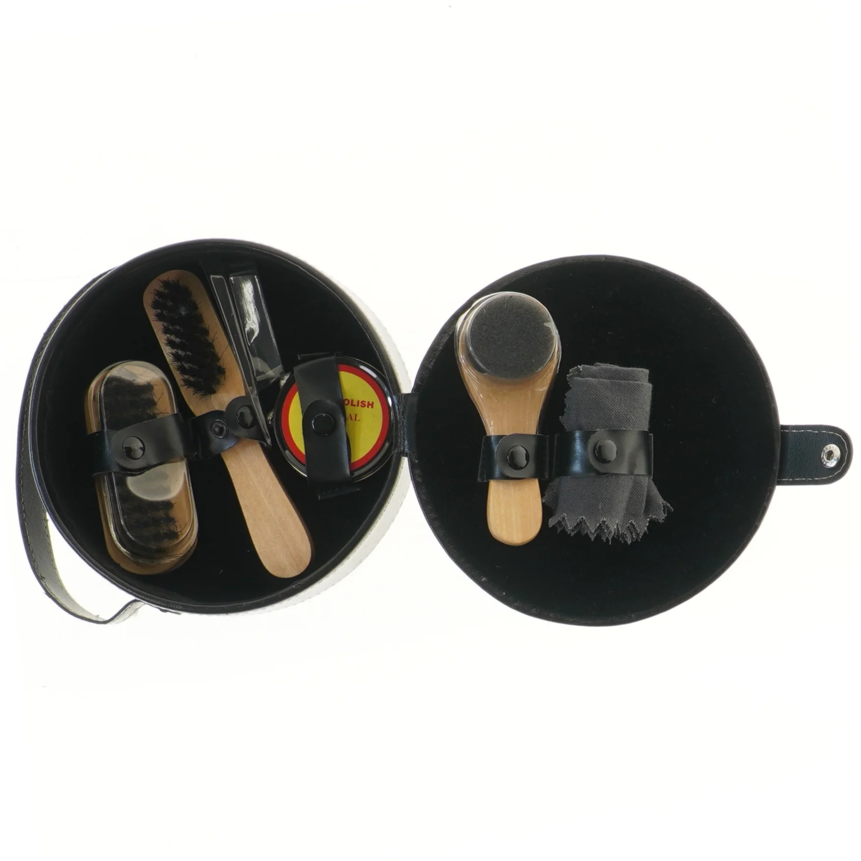 Skopudses&aelig;t med taske (str. &Oslash; 16 cm)