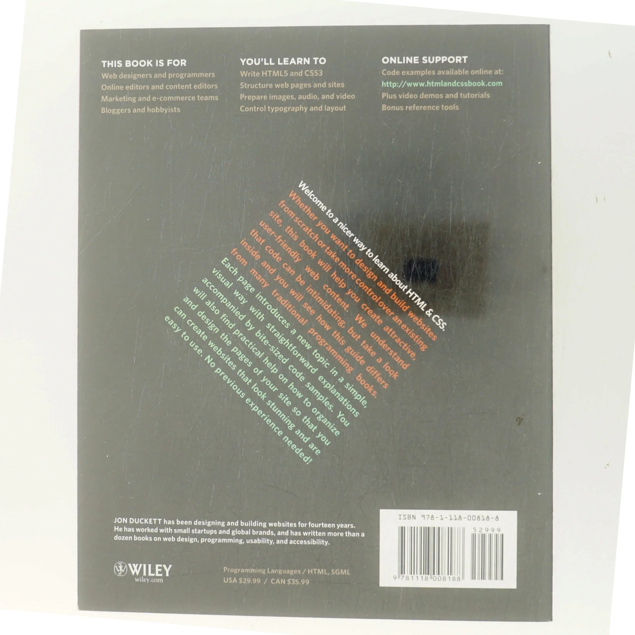 HTML & CSS : design and build websites af Jon Duckett (Bog)