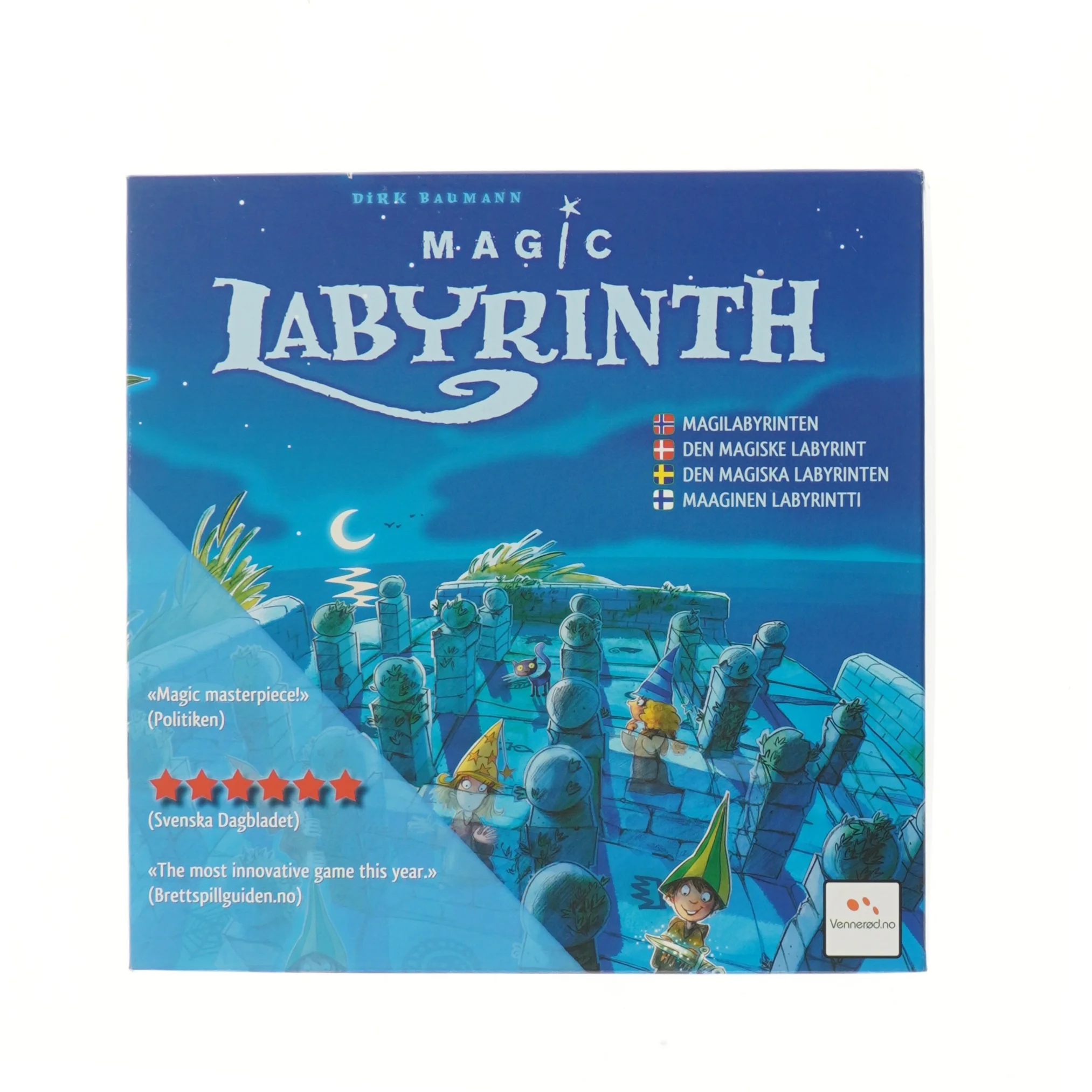 Magic Labyrinth br&aelig;tspil (str. 30x29,5 cm)