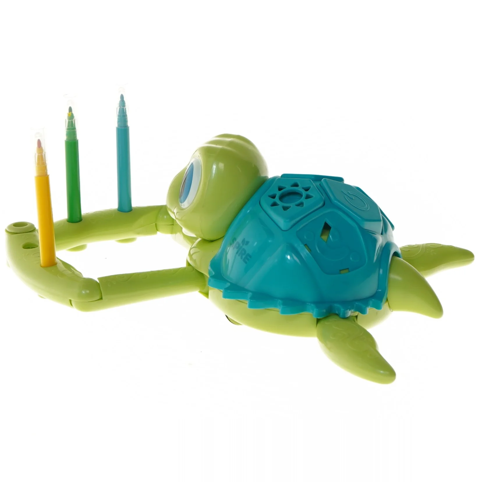 Børnelegetøjs skildpadde med tuscher fra Spire (str. 25 cm)