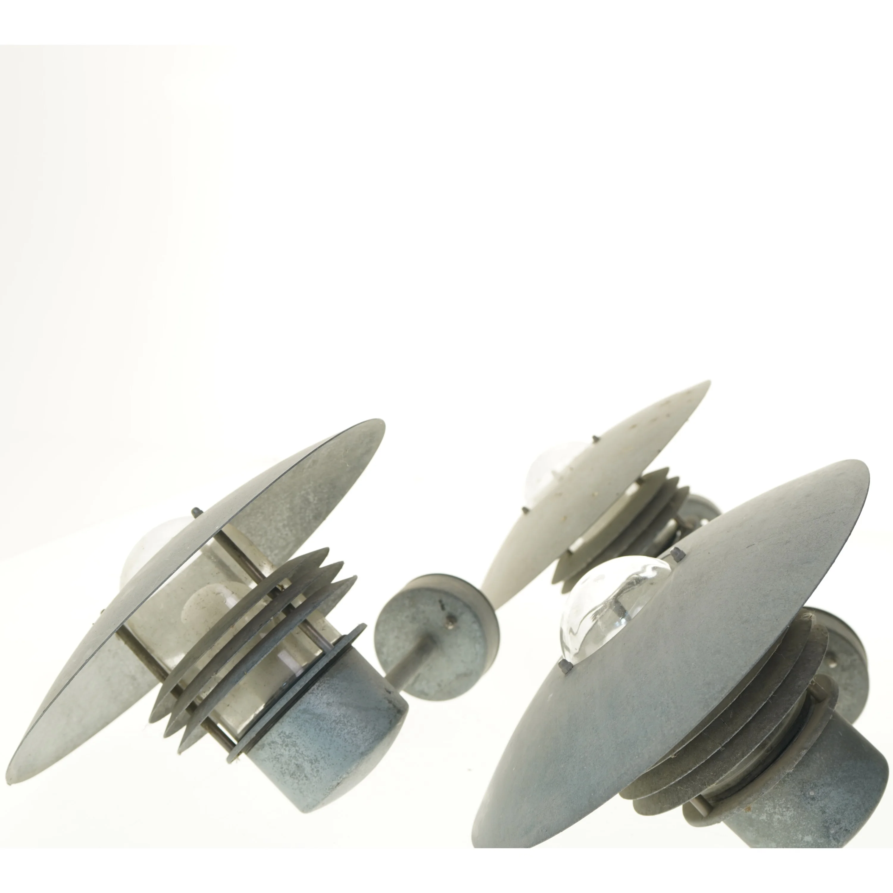 Udendørs væglampe sæt (str. Ø 33 cm)