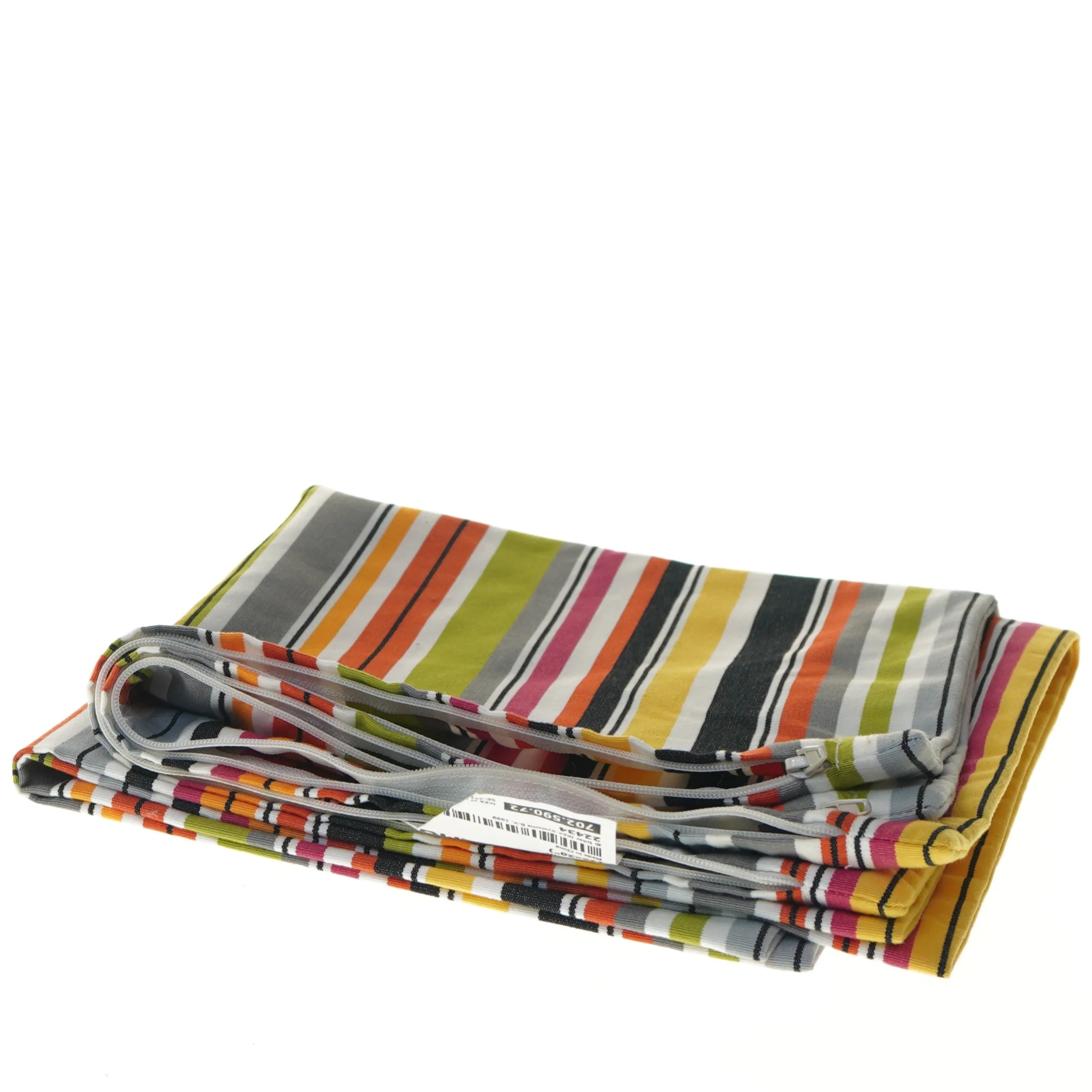 Farverige pudebetræk fra IKEA (str. 2 styk, 50x50 cm)