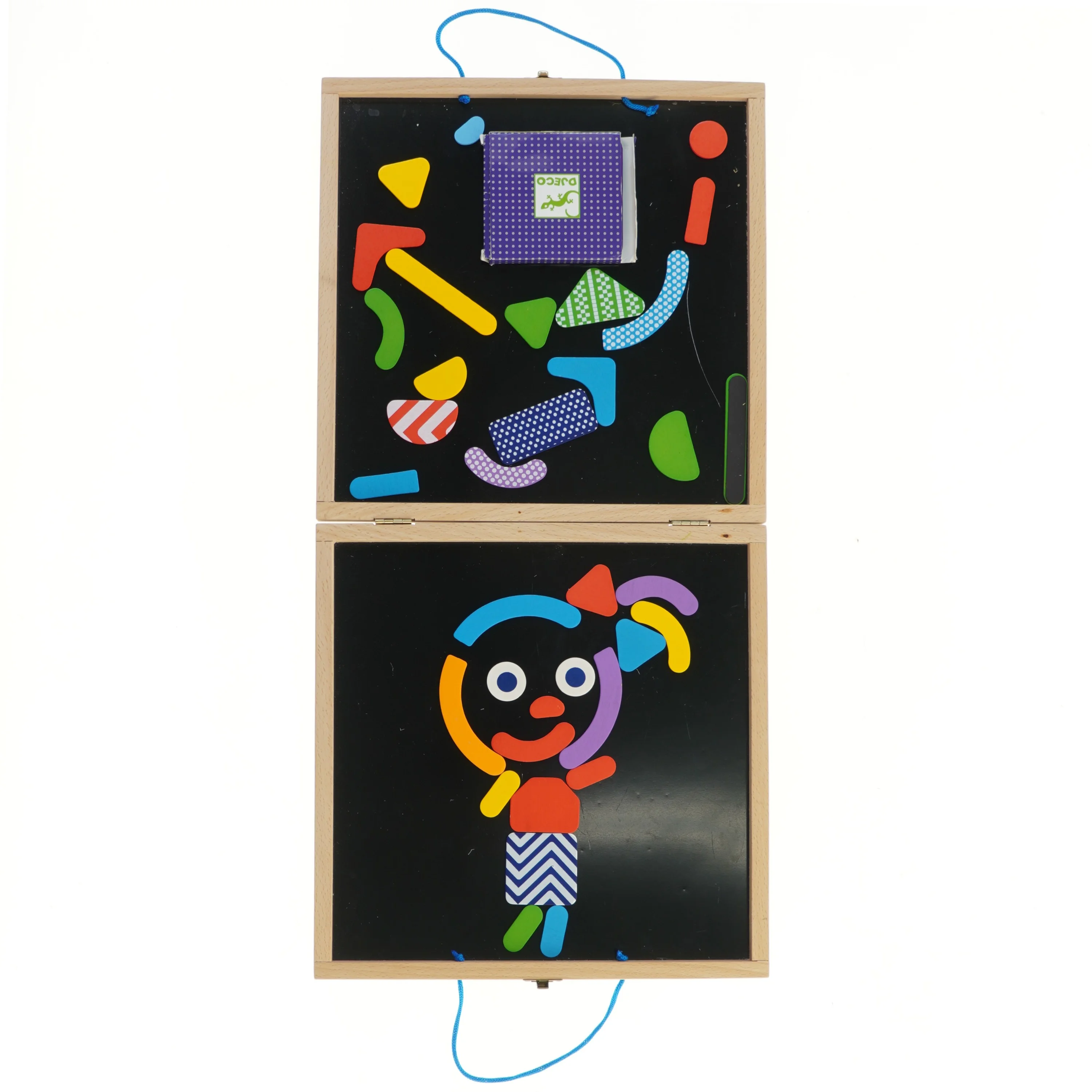 Djeco magnetisk byggebr&aelig;t fra Djeco (str. 30x30 cm)