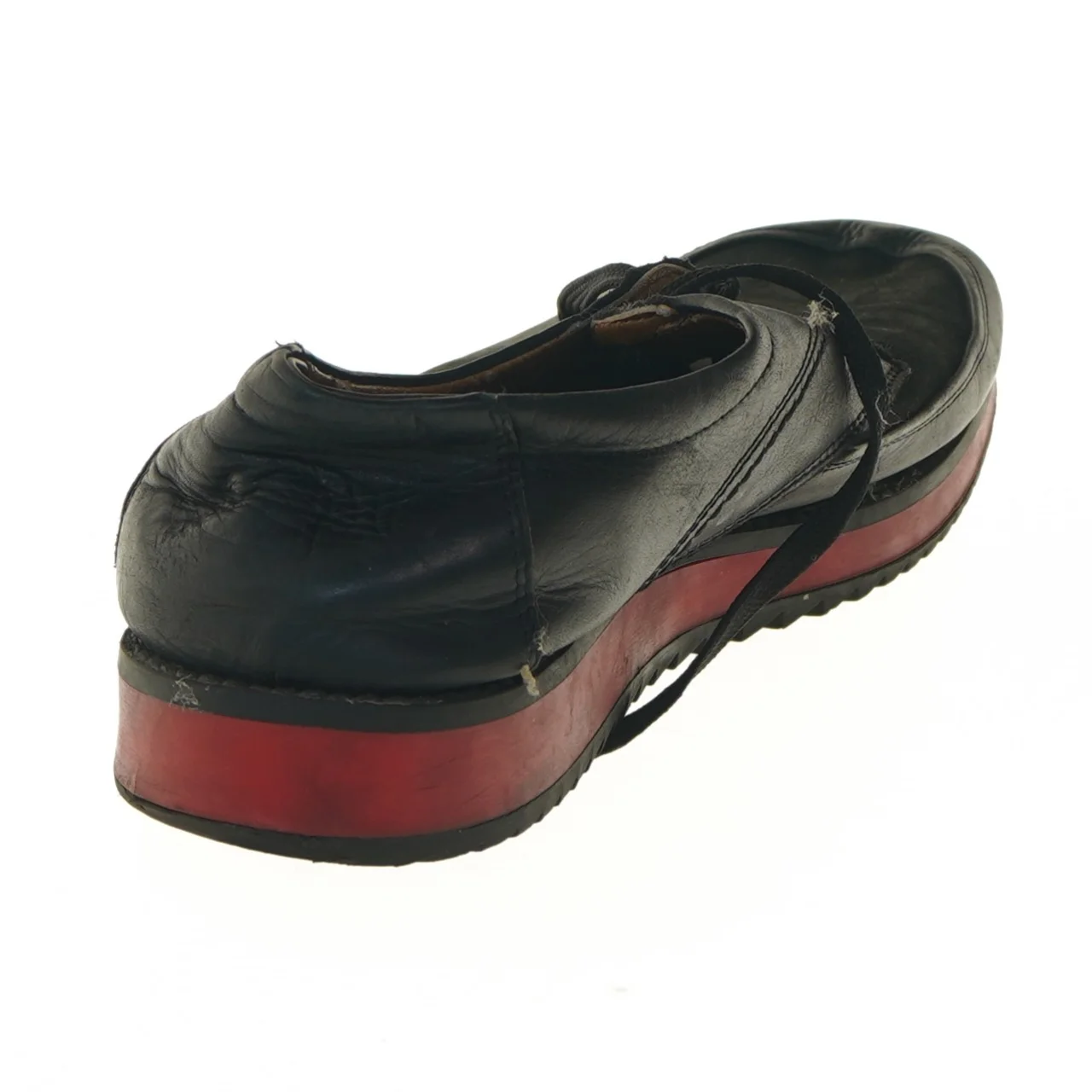 Sort herresko med rød sål, str. 44 fra De Costa (str. 44 )