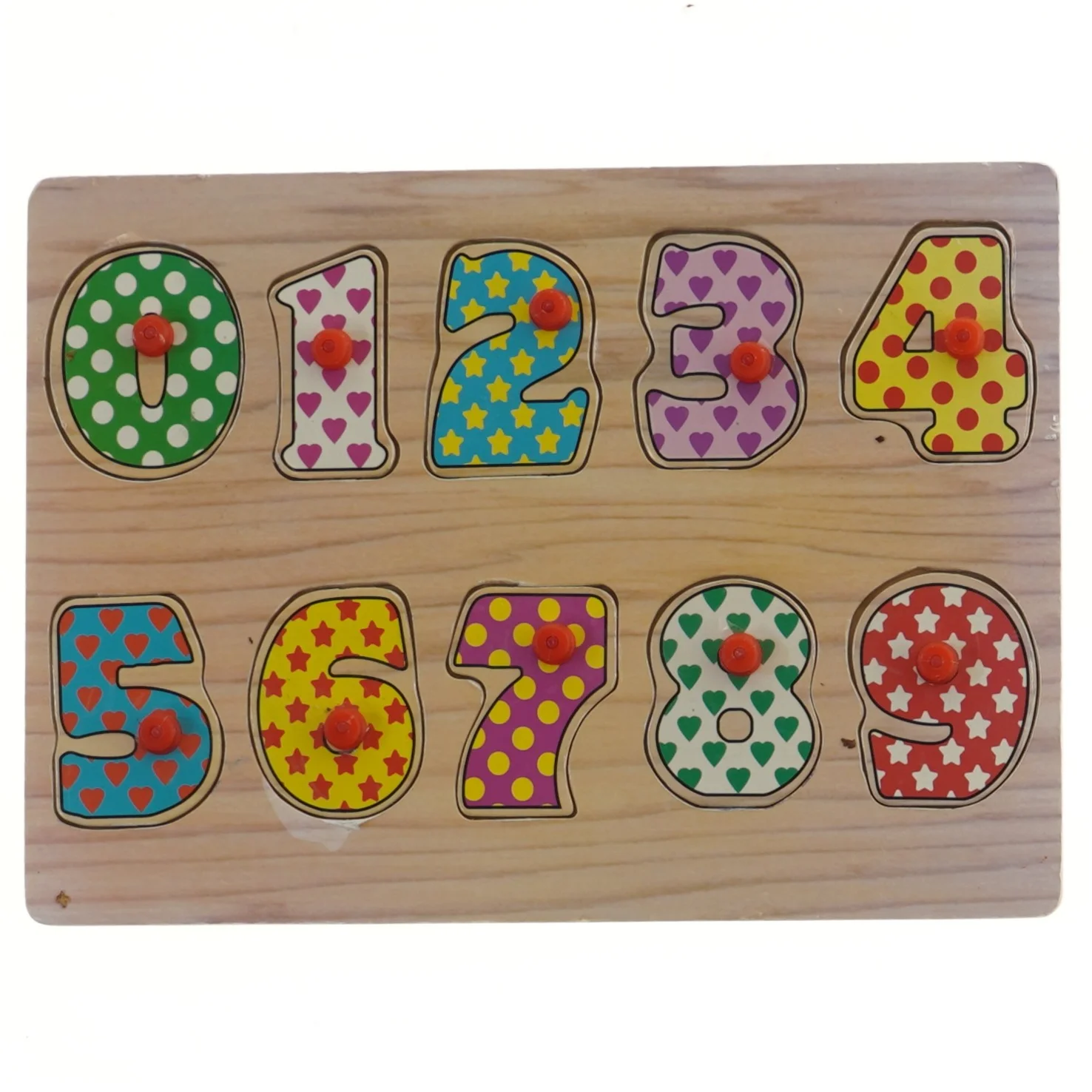 Tr&aelig; nummer puslespil (str. 29,5x21,5 cm)