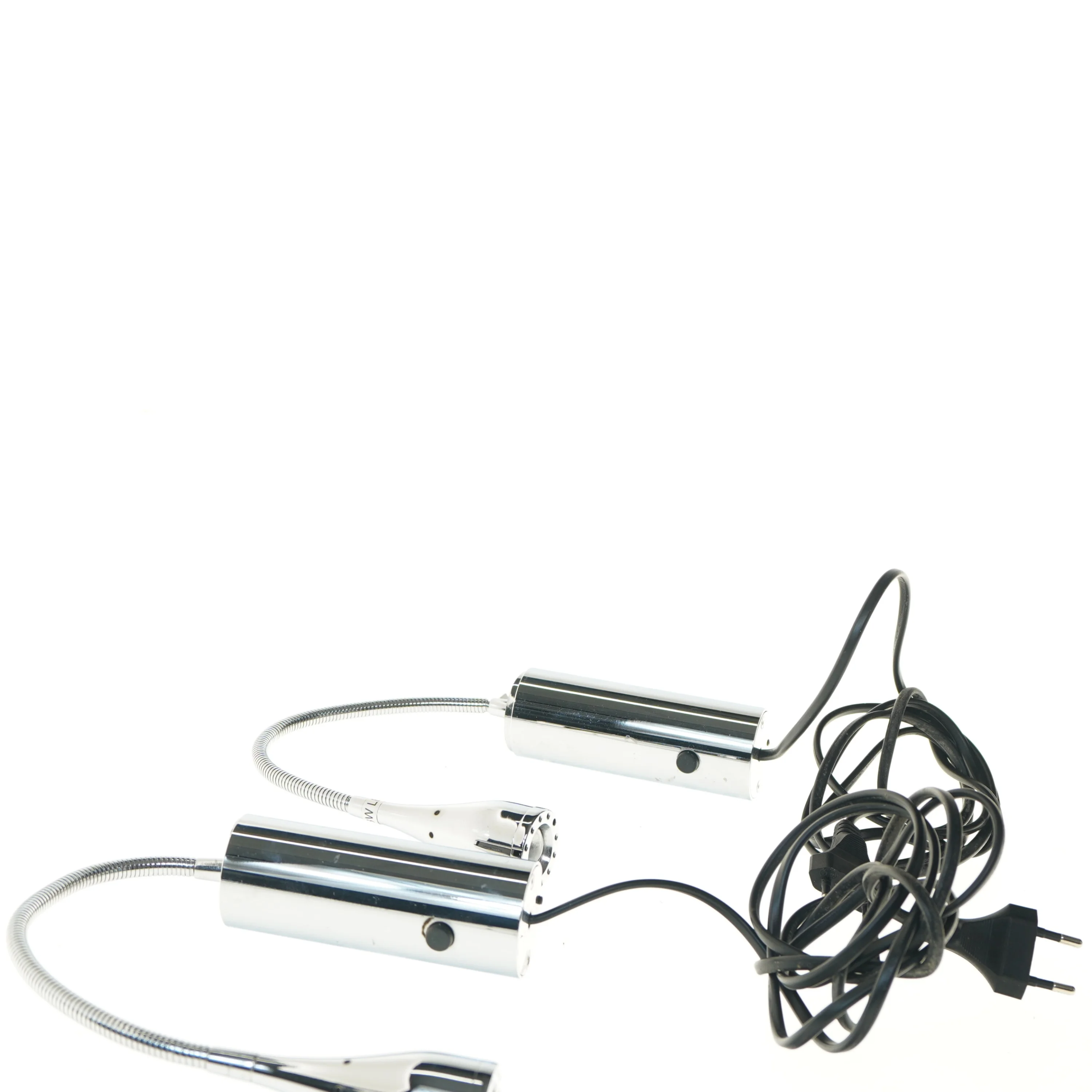 Sæt af krom LED væglamper (str. 46 cm)