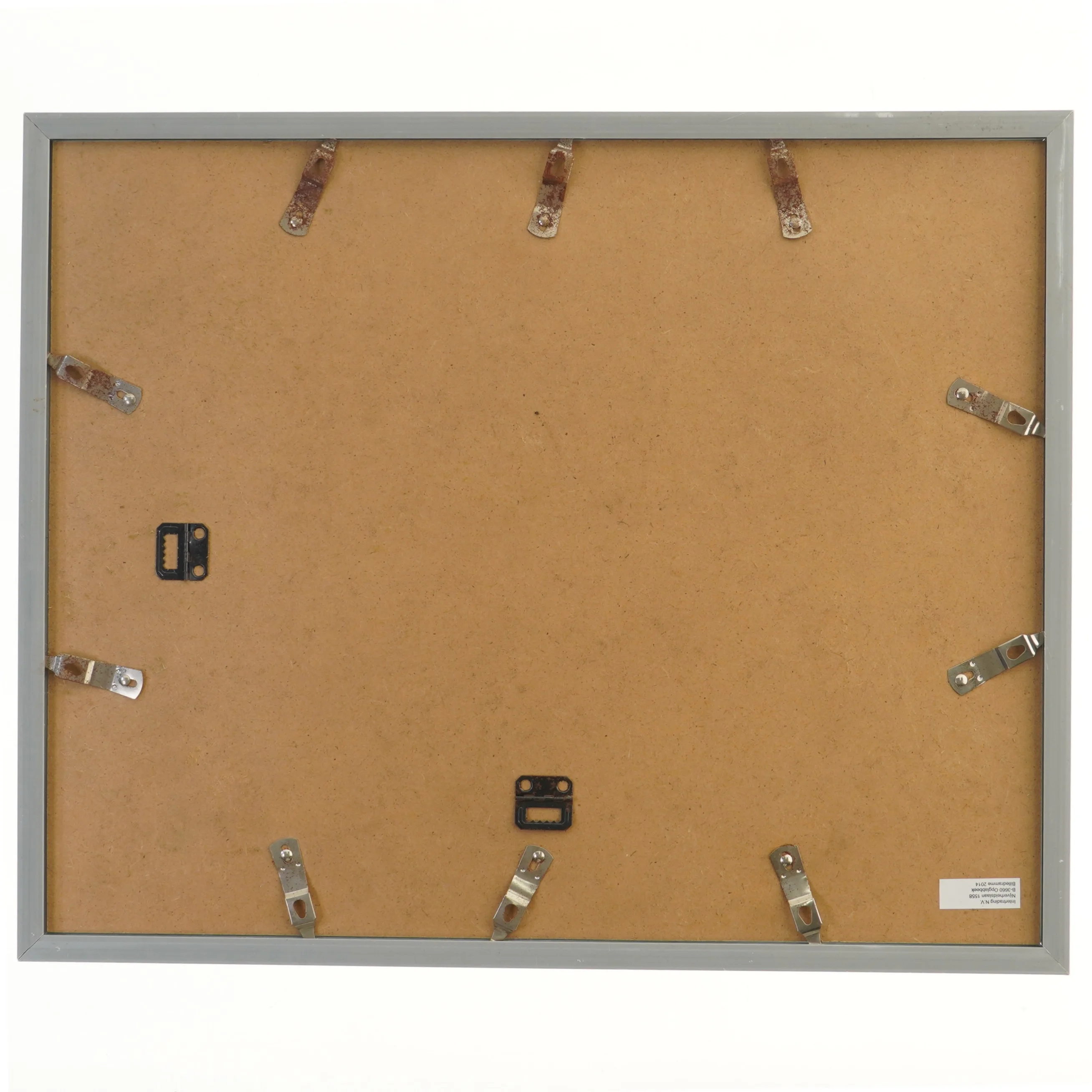 Indrammet billede af strand og kapel (str. 53x43 cm)