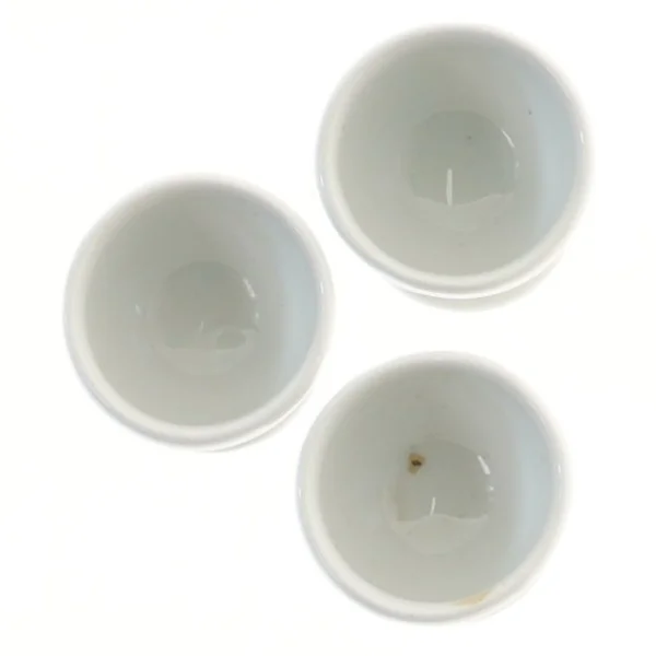 Sæt med 3 æggebægre (str. 7,5 cm)