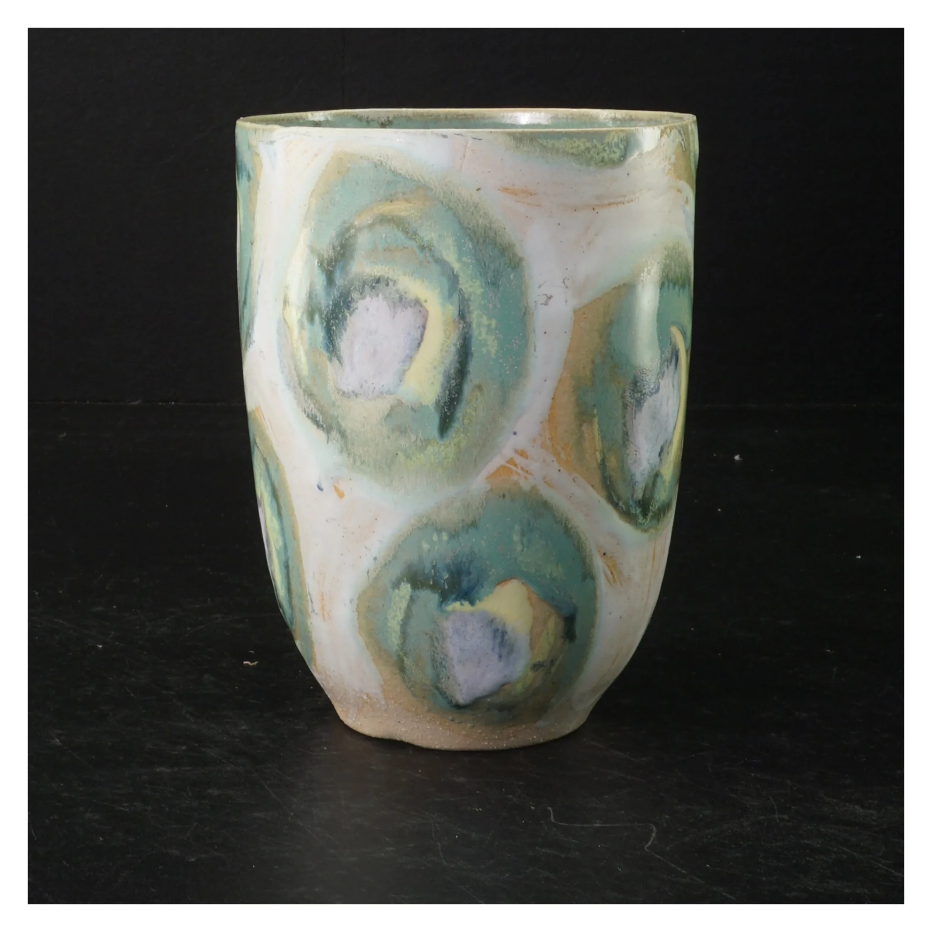 Keramikvase (str. Ø 11 cm h 15,5 cm)