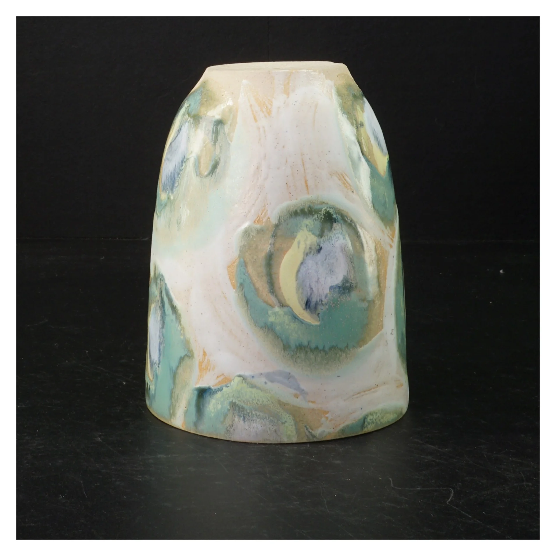 Keramikvase (str. Ø 11 cm h 15,5 cm)