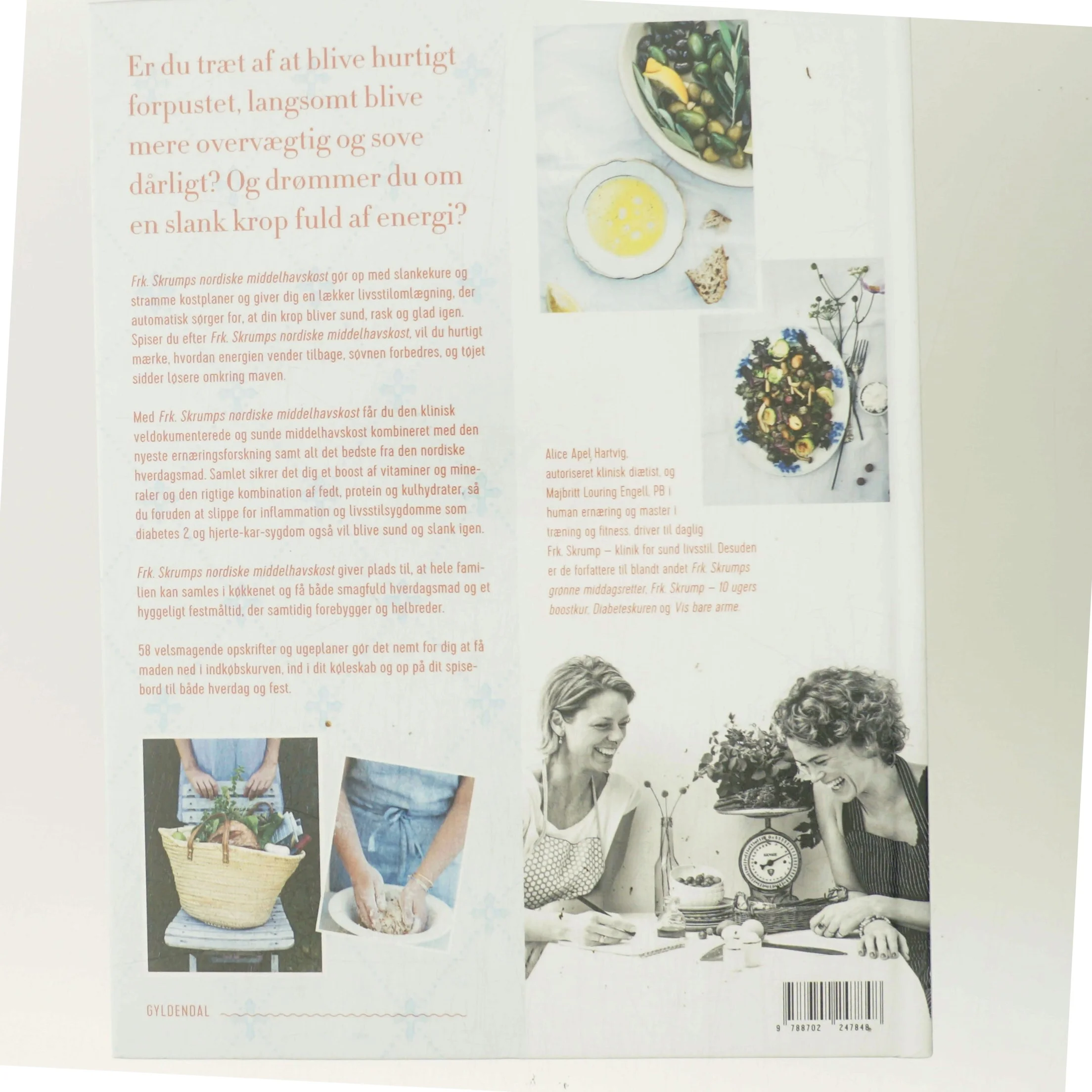 Frk. Skrumps nordiske middelhavskost : spis dig fra inflammation, hjerte-kar-sygdomme og overvægt af Alice Apel Hartvig (Bog)