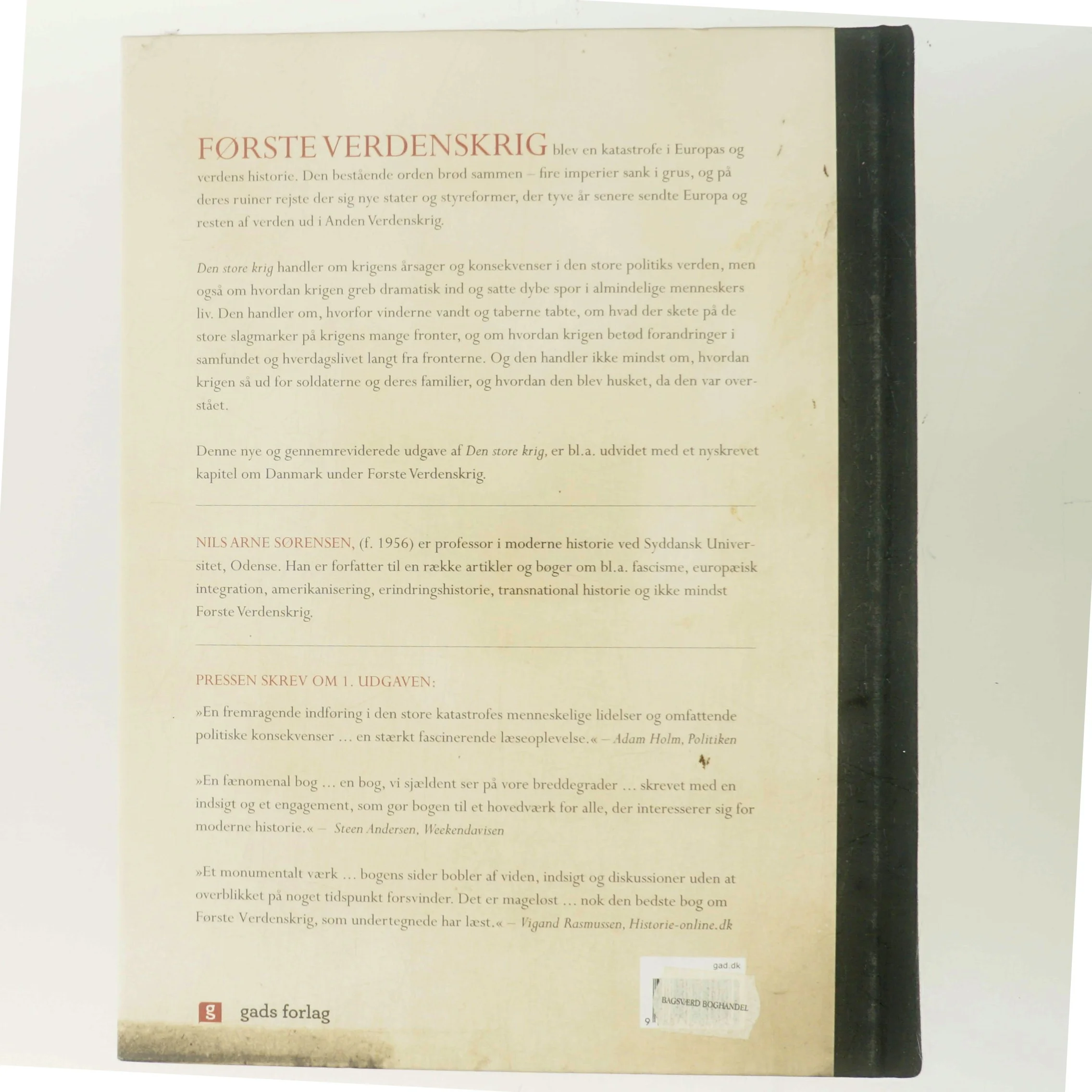 Den store krig af Nils Arne Sørensen (Bog)