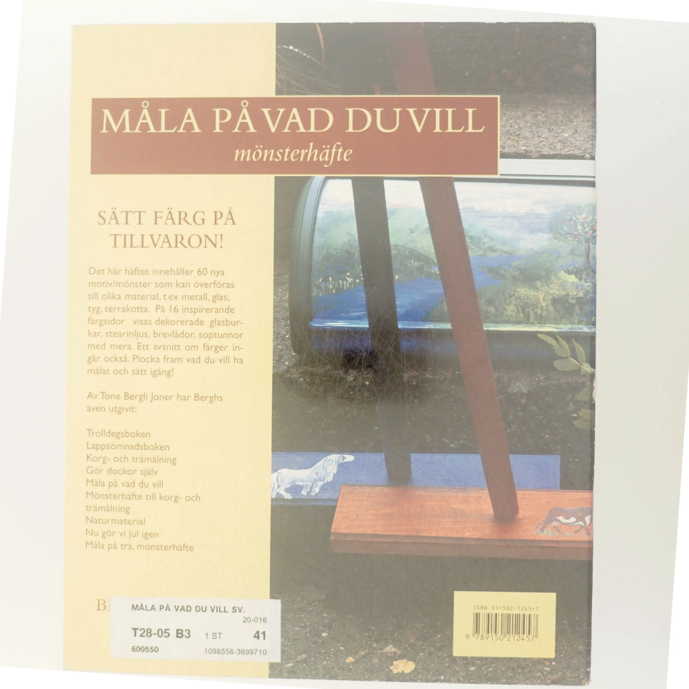 Måla på vad du vill mønsterhæfte fra Berghs