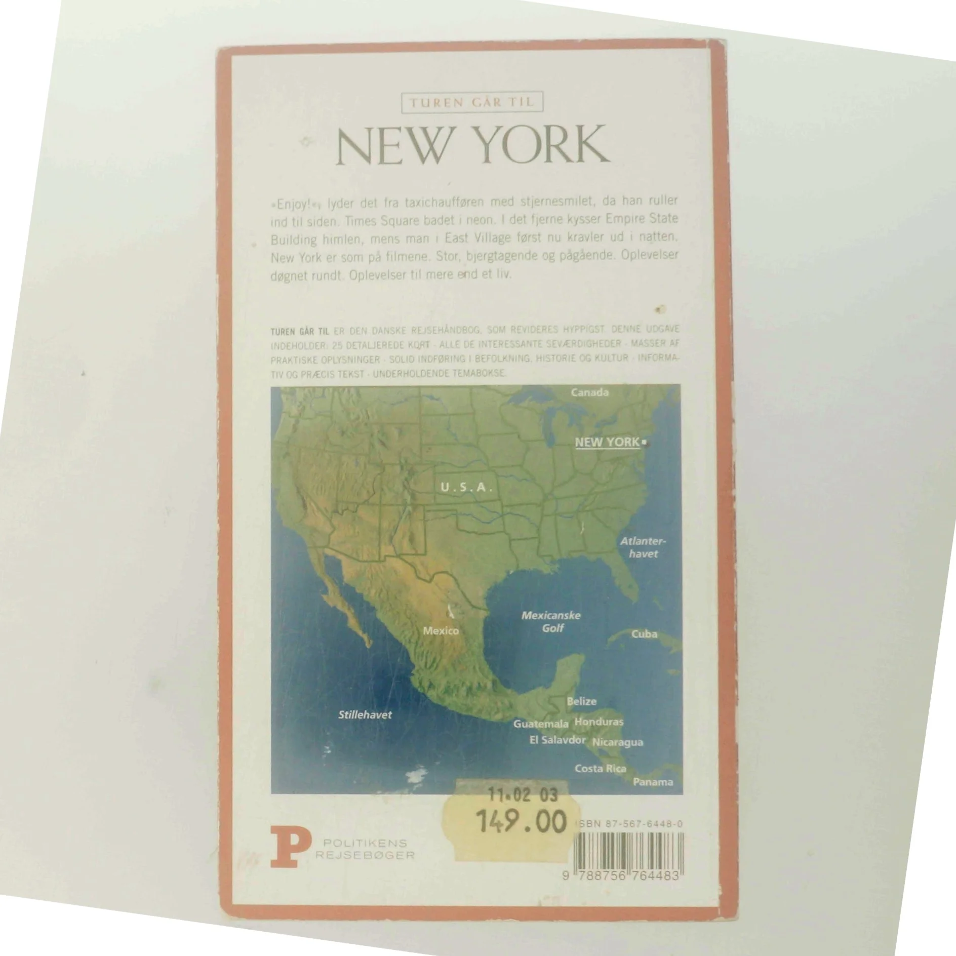 Turen går til New York af Frede Godsk (Bog)