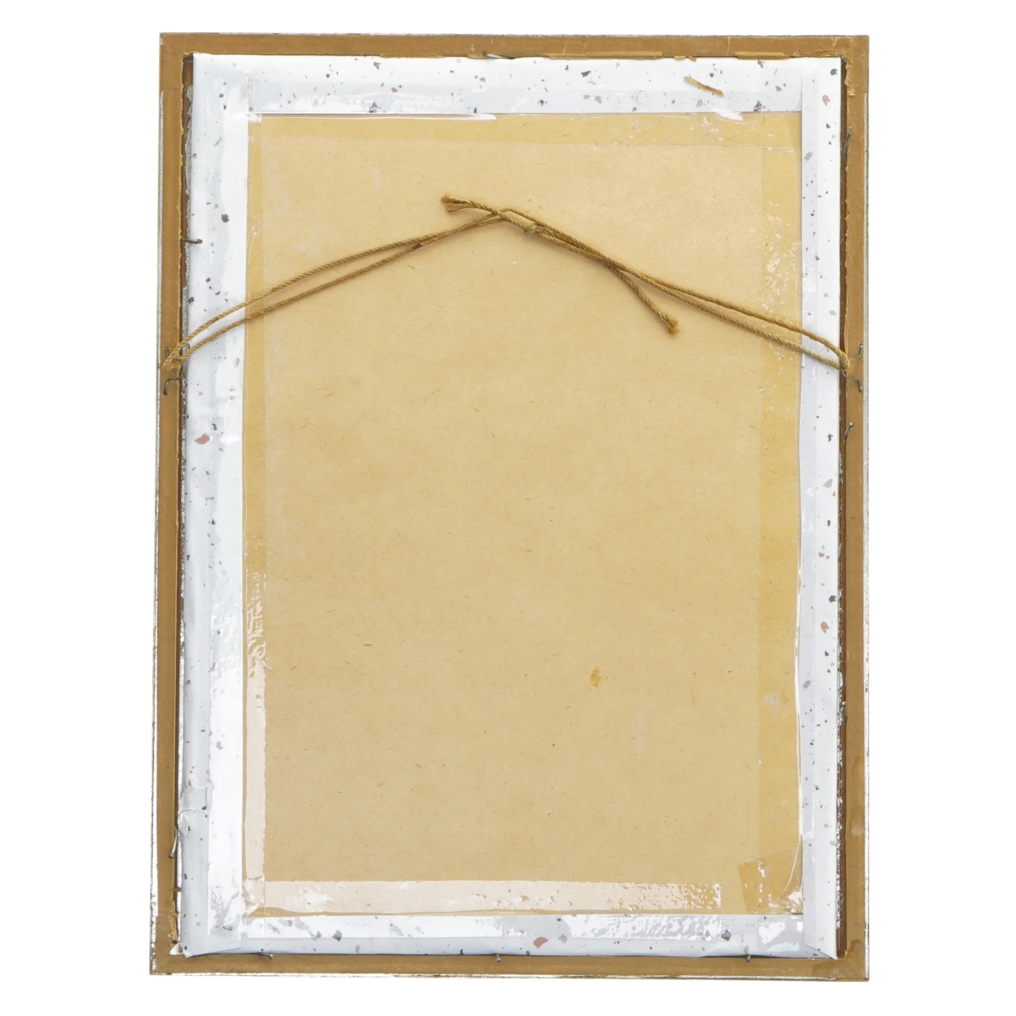 Sølvfarvet billedramme (str. 25x19 cm)