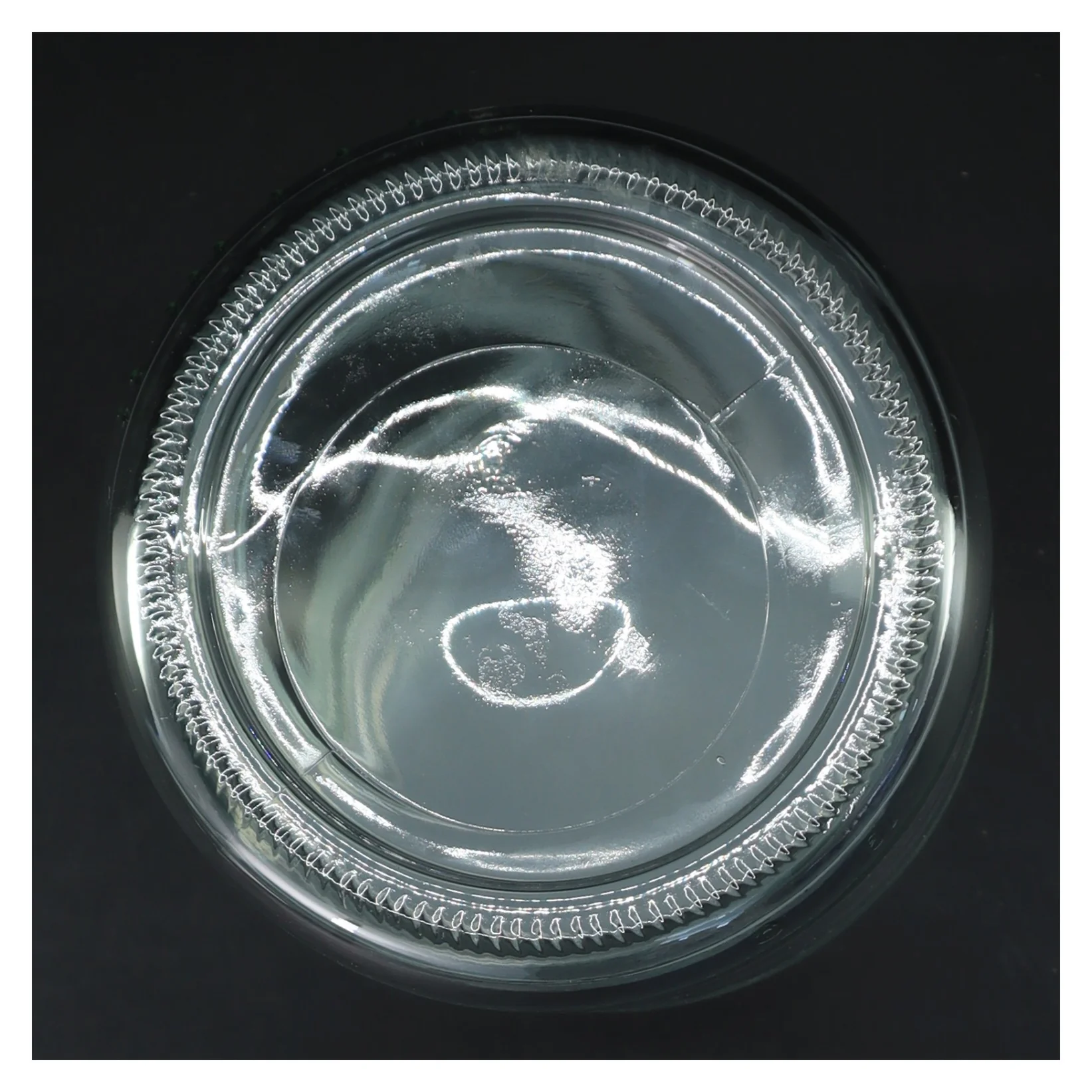 Glasbeholder med låg (str. 21,5 cm)