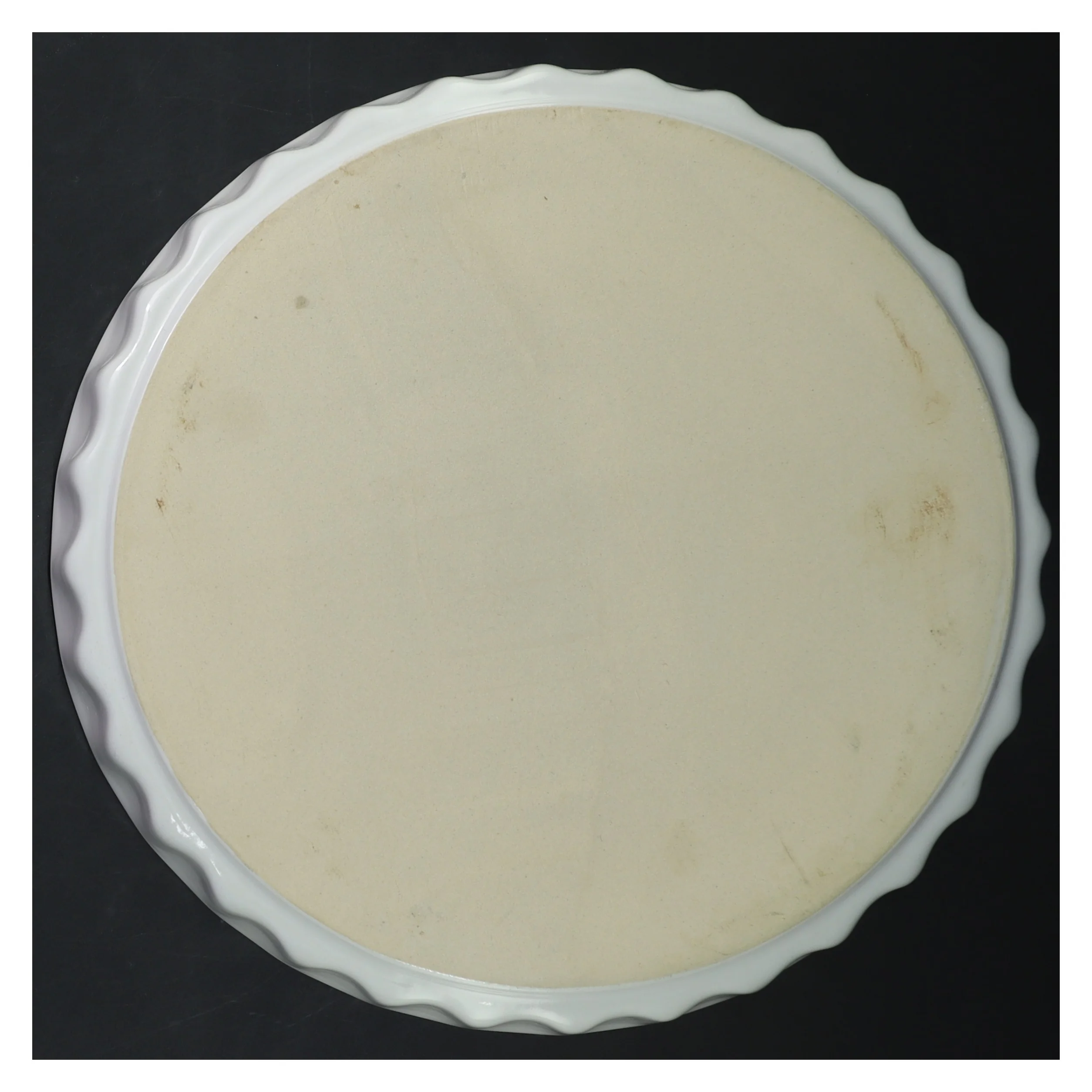 Keramiske tærtefade, 2 stk (str. 2 stk Ø 25,5 & 22,5 cm)