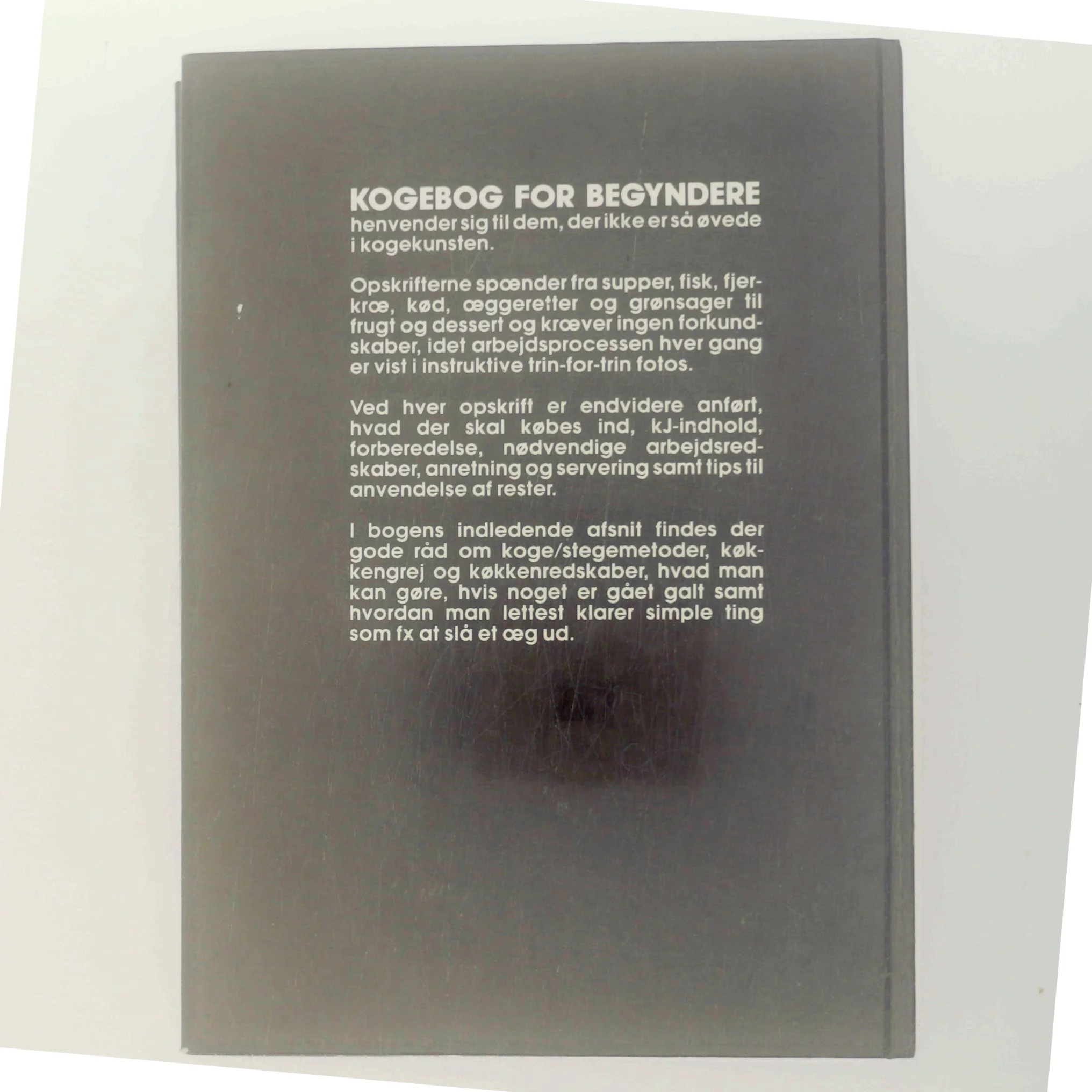 Kogebog for begyndere (Bog)