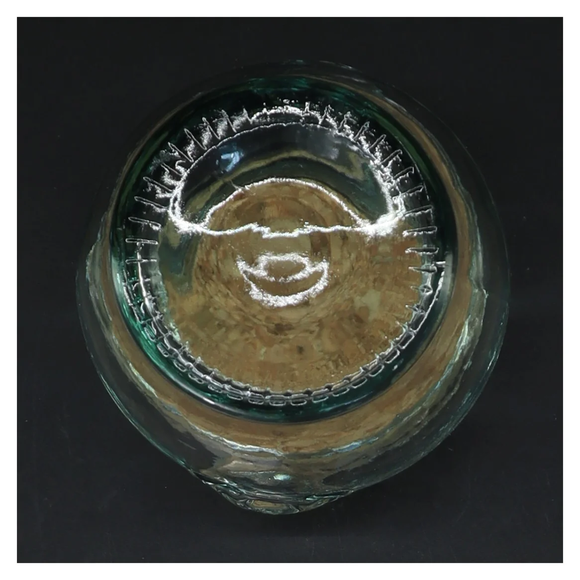 Glasbeholder med korklåg (str. 11,5 cm)